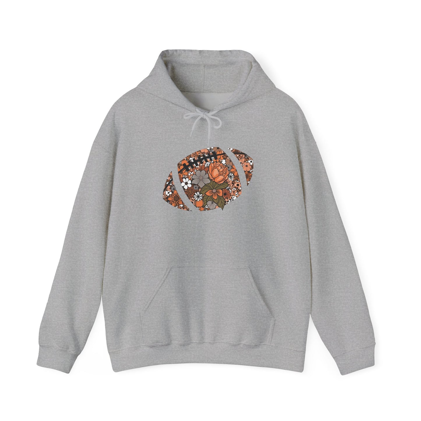 Floral Football Hoodie
