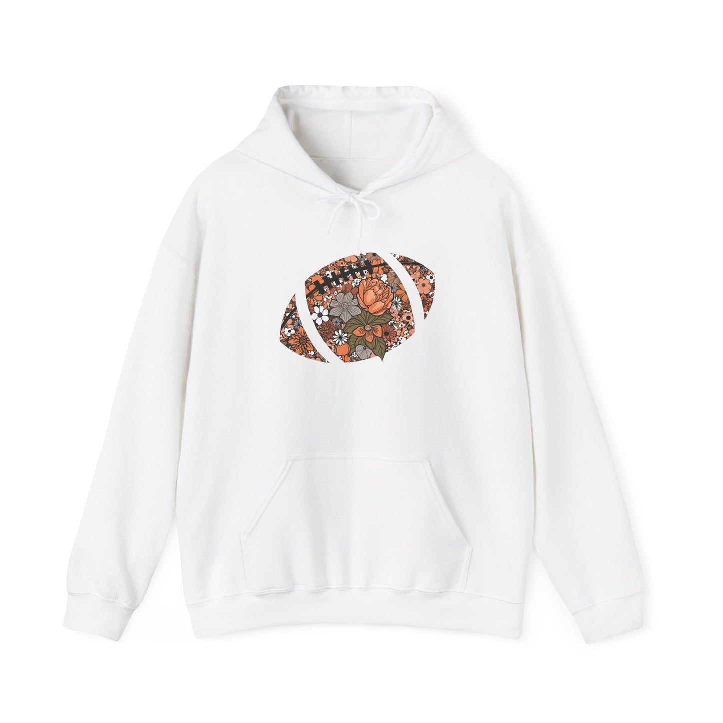 Floral Football Hoodie