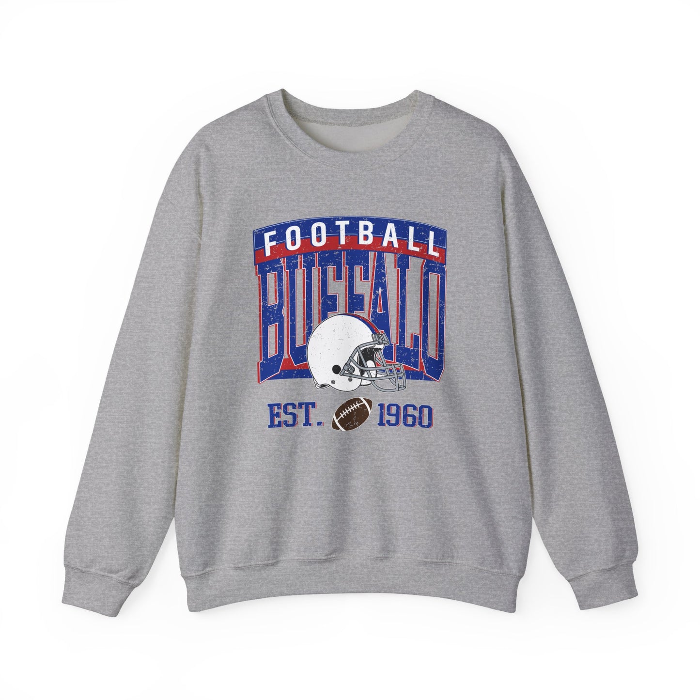 Buffalo Football EST. 1960 Retro Crewneck