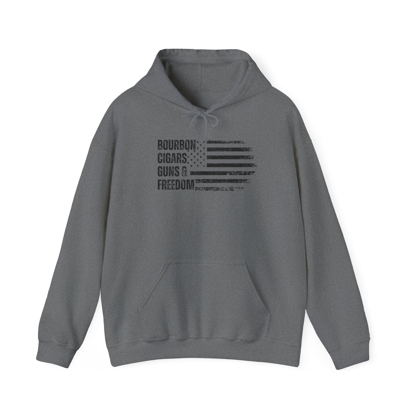 Bourbon. Cigars. Guns & Freedom. Hoodie