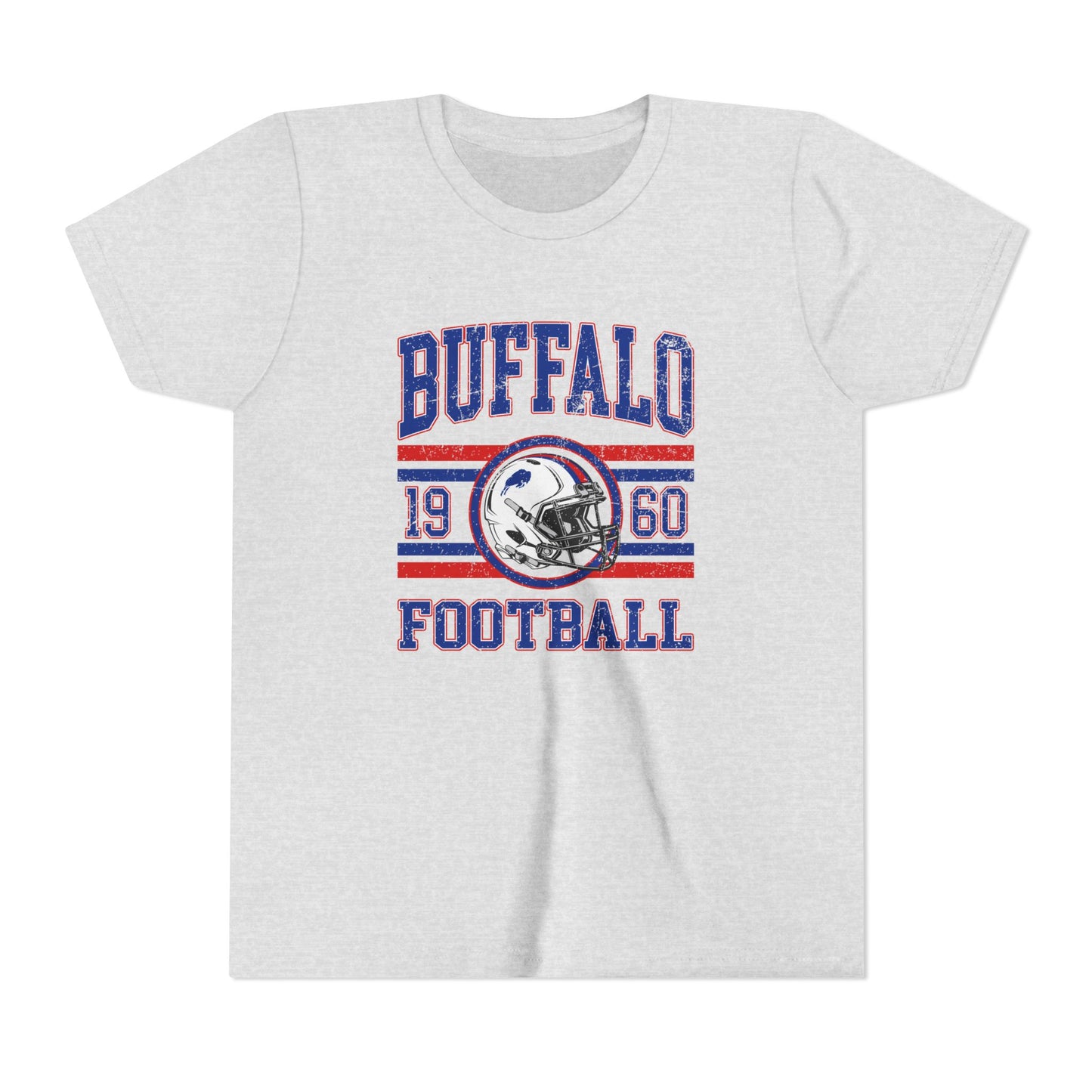 Buffalo Football Youth T-Shirt – 1960 Vintage Stripe Design