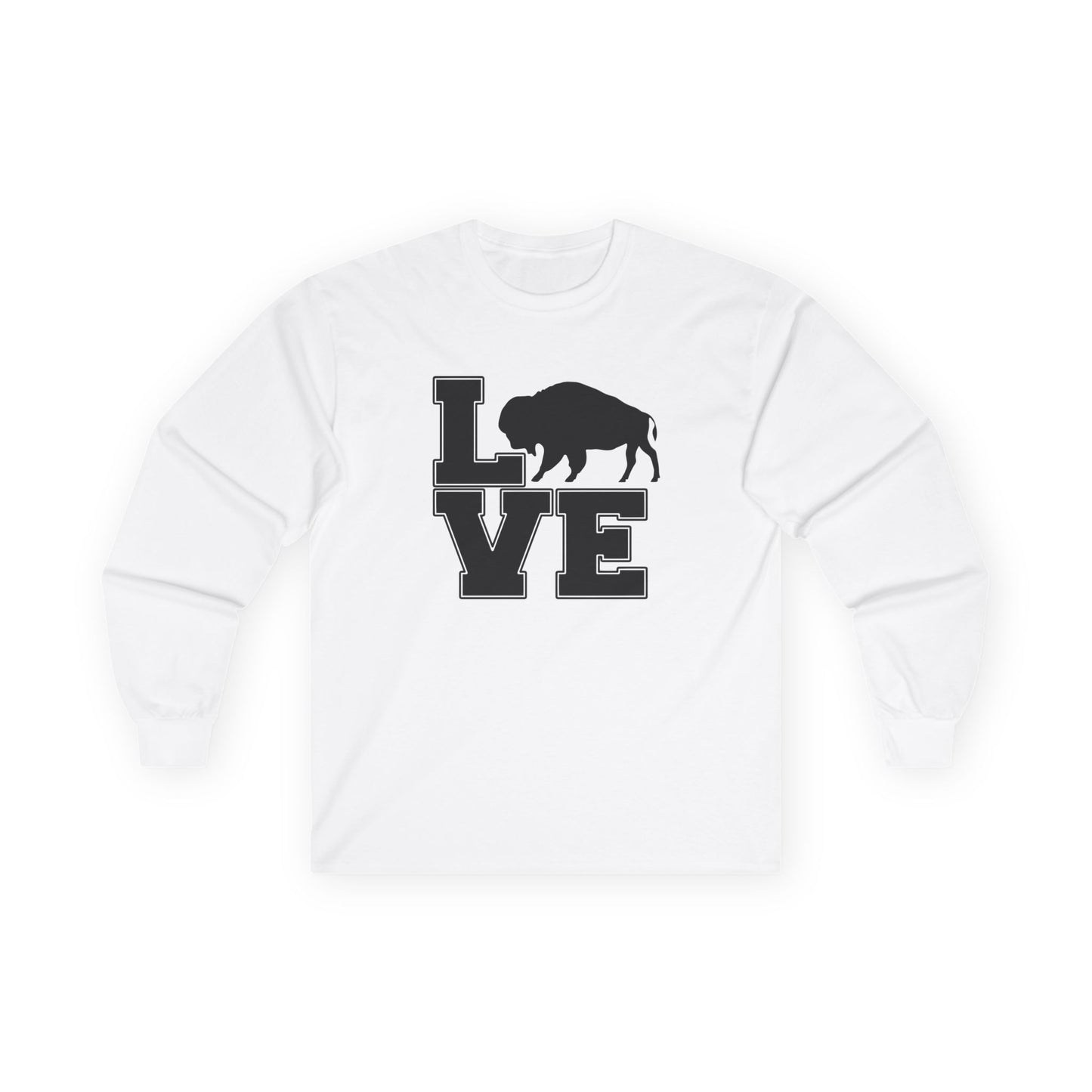 Buffalo Love Long Sleeve T-Shirt – Gildan 2400 Tee