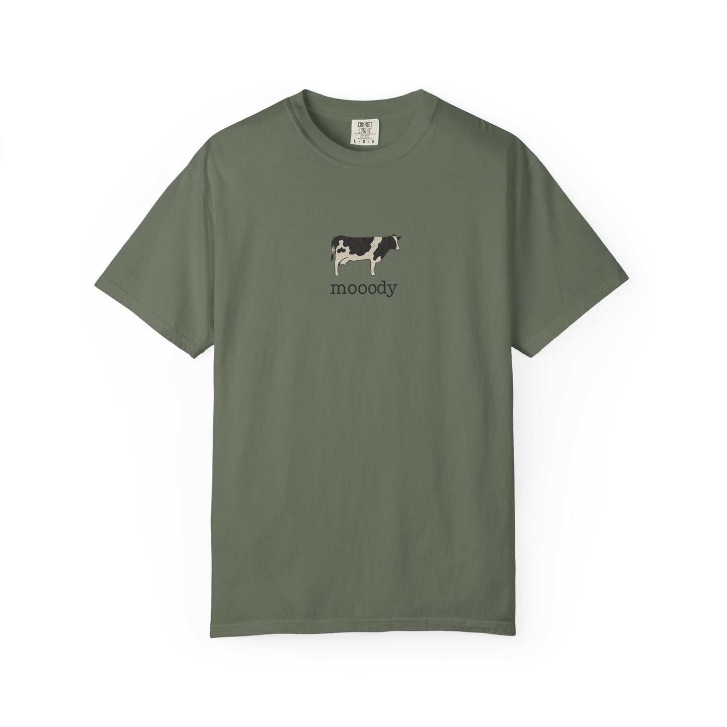 Mooody Cow Graphic Tee – Comfort Colors 1717