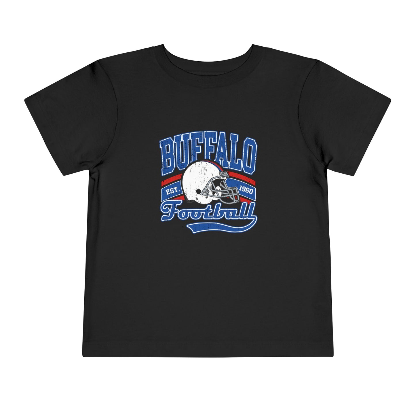 Buffalo Football Toddler T-Shirt – Vintage Helmet Graphic