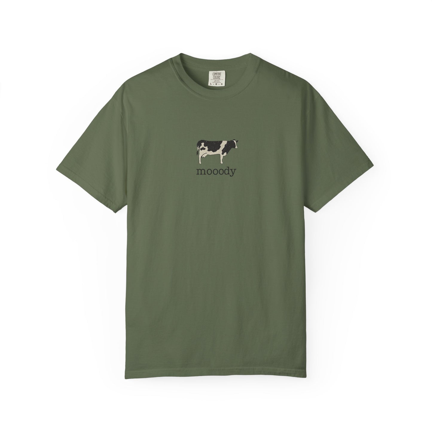 Mooody Cow Graphic Tee – Comfort Colors 1717