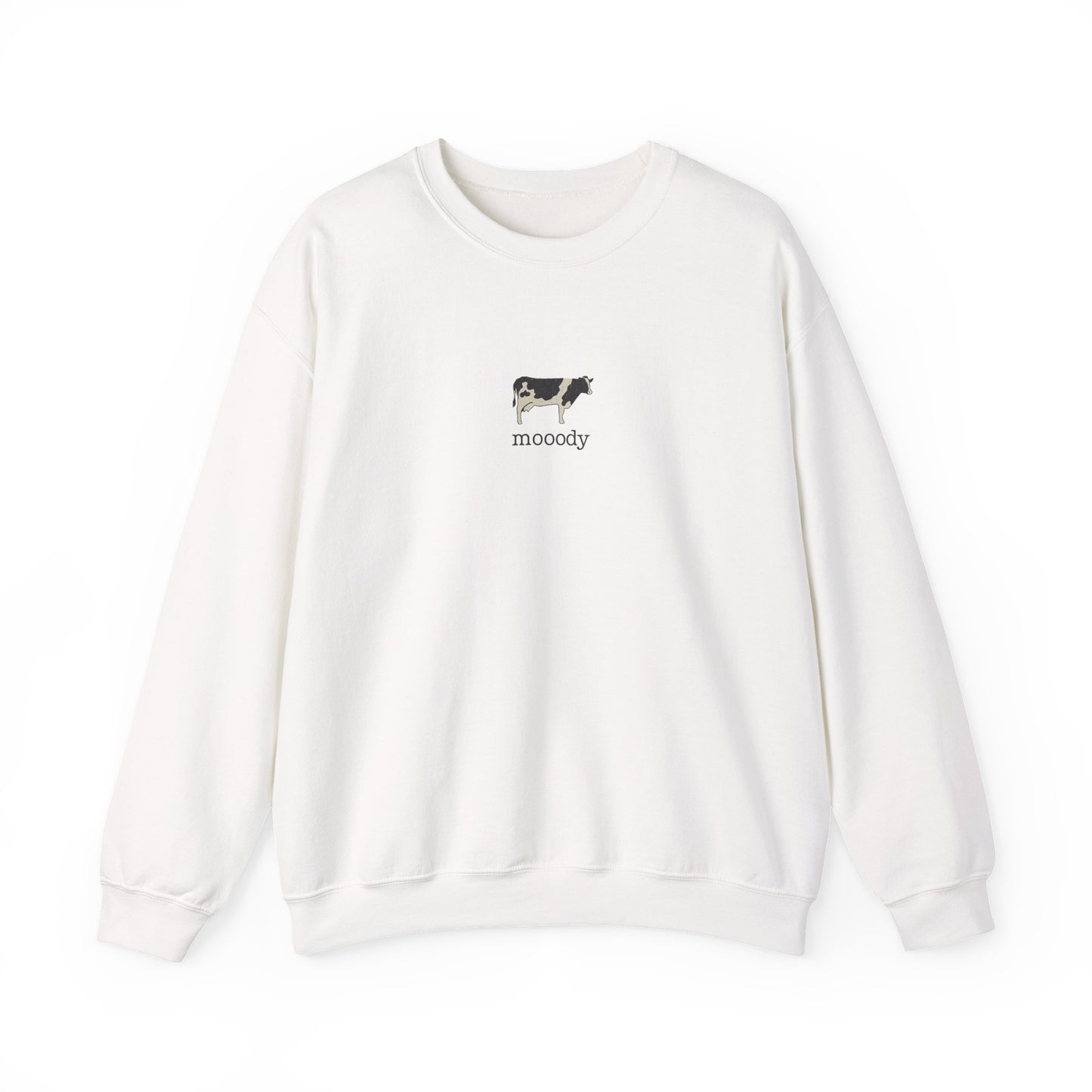 Mooody Cow Graphic Sweatshirt – Gildan 18000