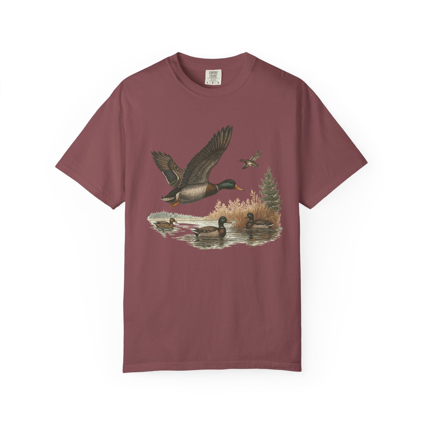 Vintage Duck Scene Outdoor Tee – Comfort Colors 1717