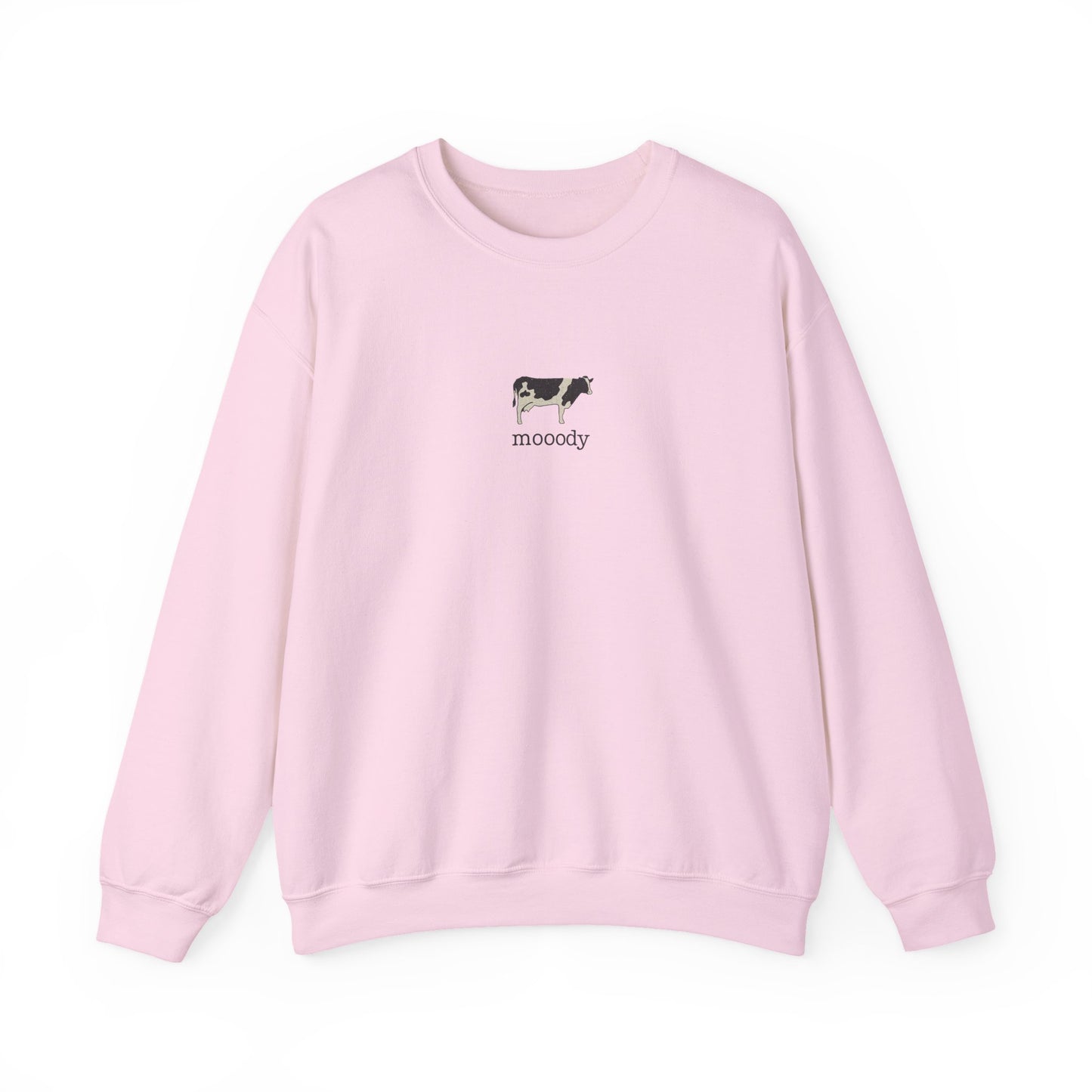 Mooody Cow Graphic Sweatshirt – Gildan 18000