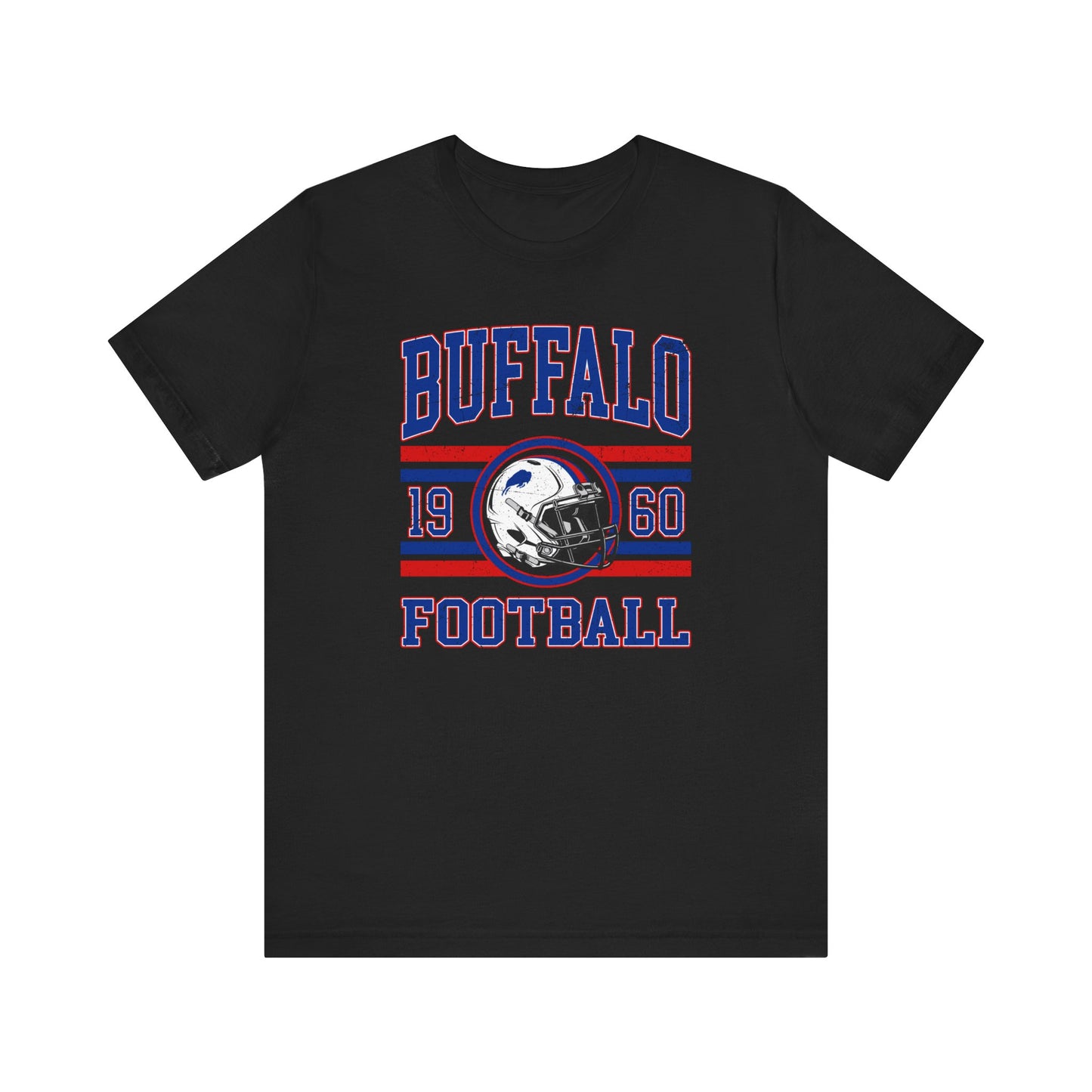 Buffalo Football T-Shirt – 1960 Vintage Stripe Design