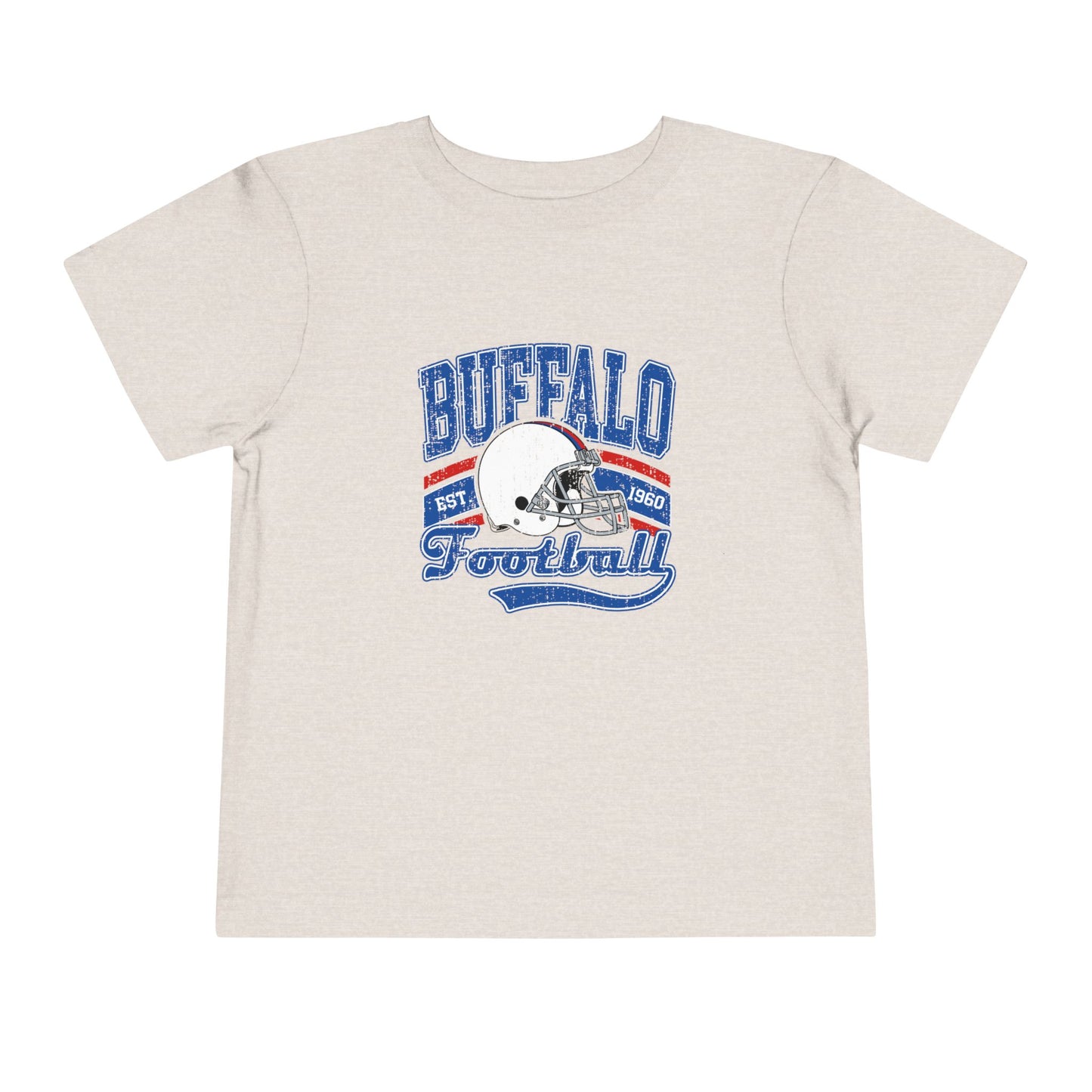 Buffalo Football Toddler T-Shirt – Vintage Helmet Graphic