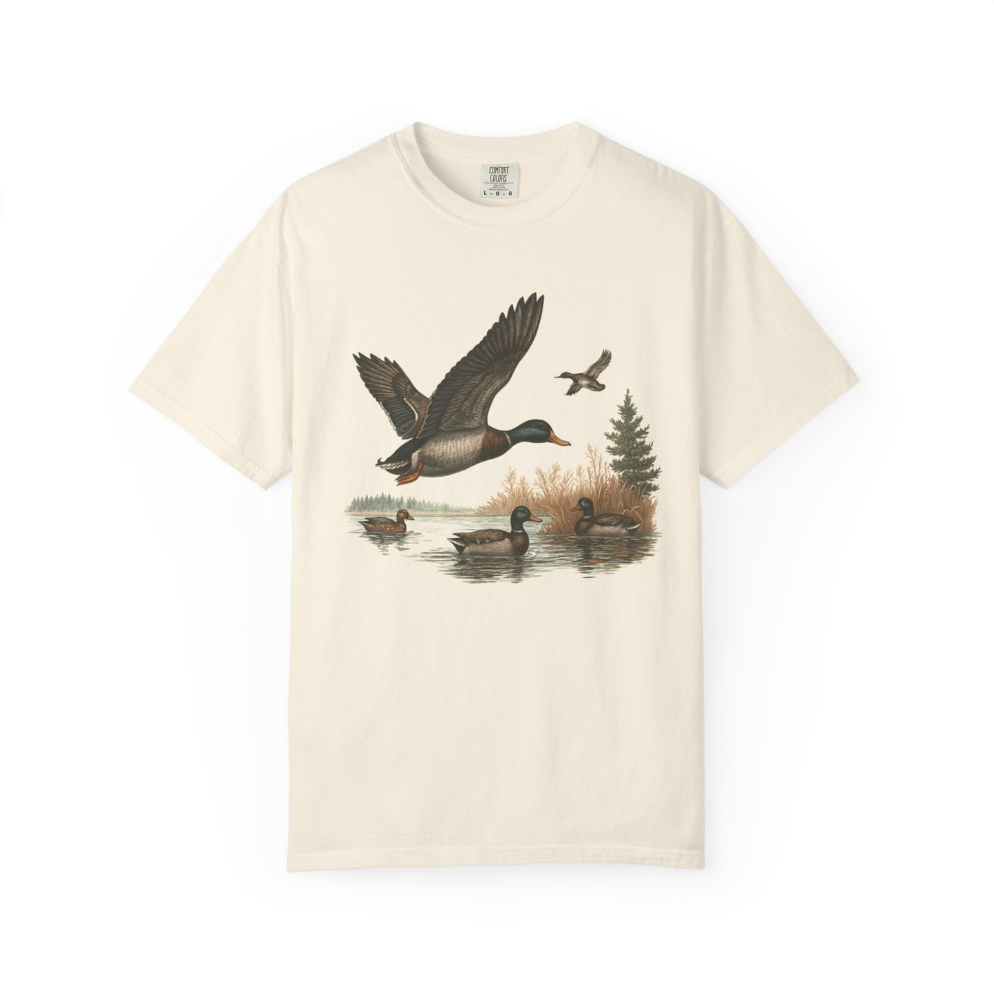 Vintage Duck Scene Outdoor Tee – Comfort Colors 1717