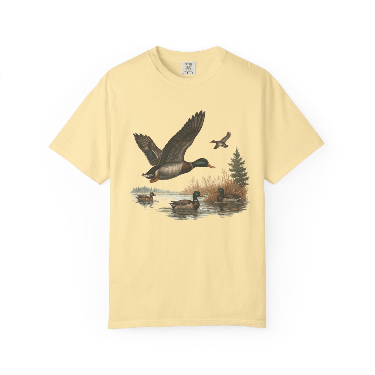 Vintage Duck Scene Outdoor Tee – Comfort Colors 1717