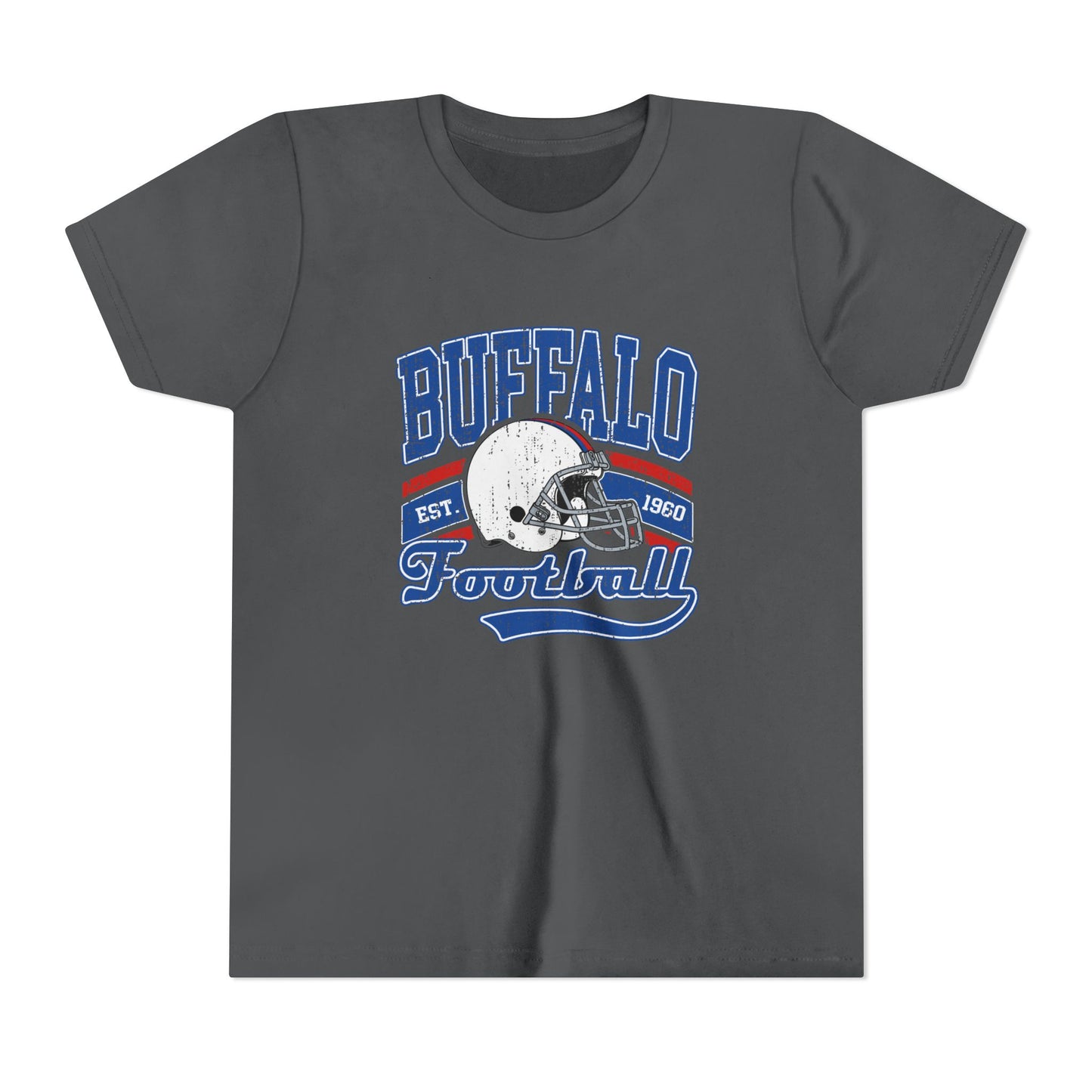 Buffalo Football Youth T-Shirt – Vintage Helmet Graphic