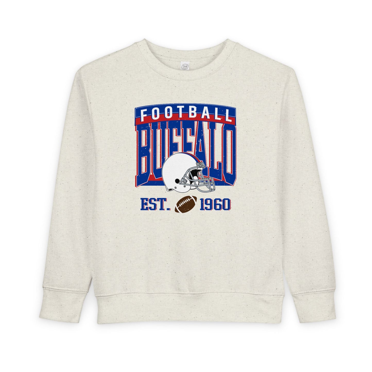 Buffalo Football Toddler Sweatshirt – EST. 1960 Vintage Design