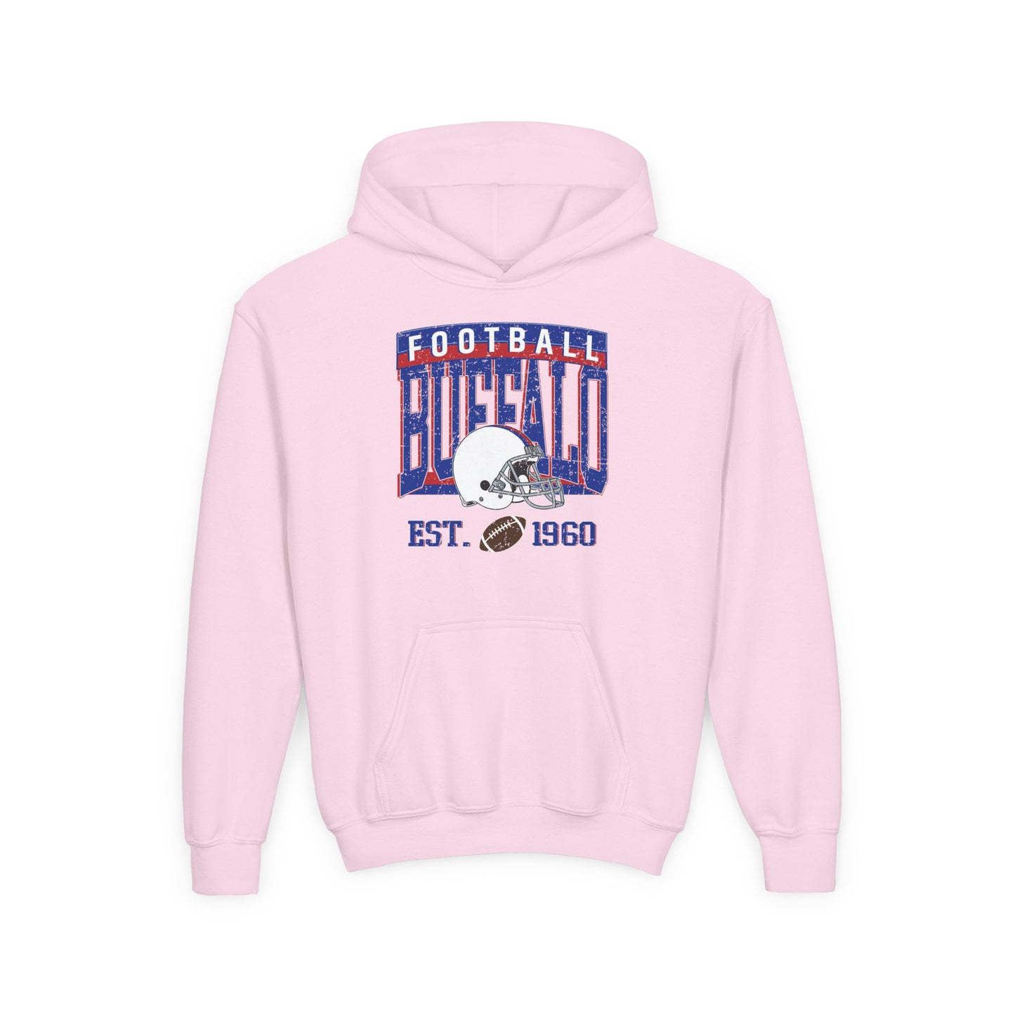 Buffalo Football Youth Hoodie – EST. 1960 Vintage Design