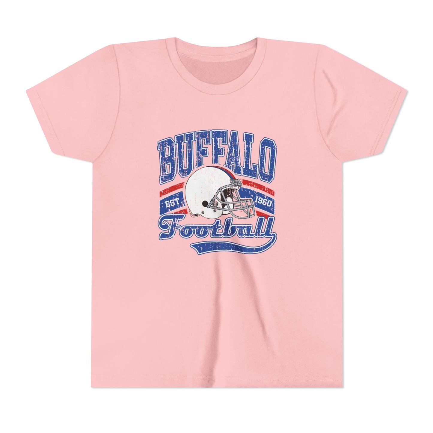 Buffalo Football Youth T-Shirt – Vintage Helmet Graphic