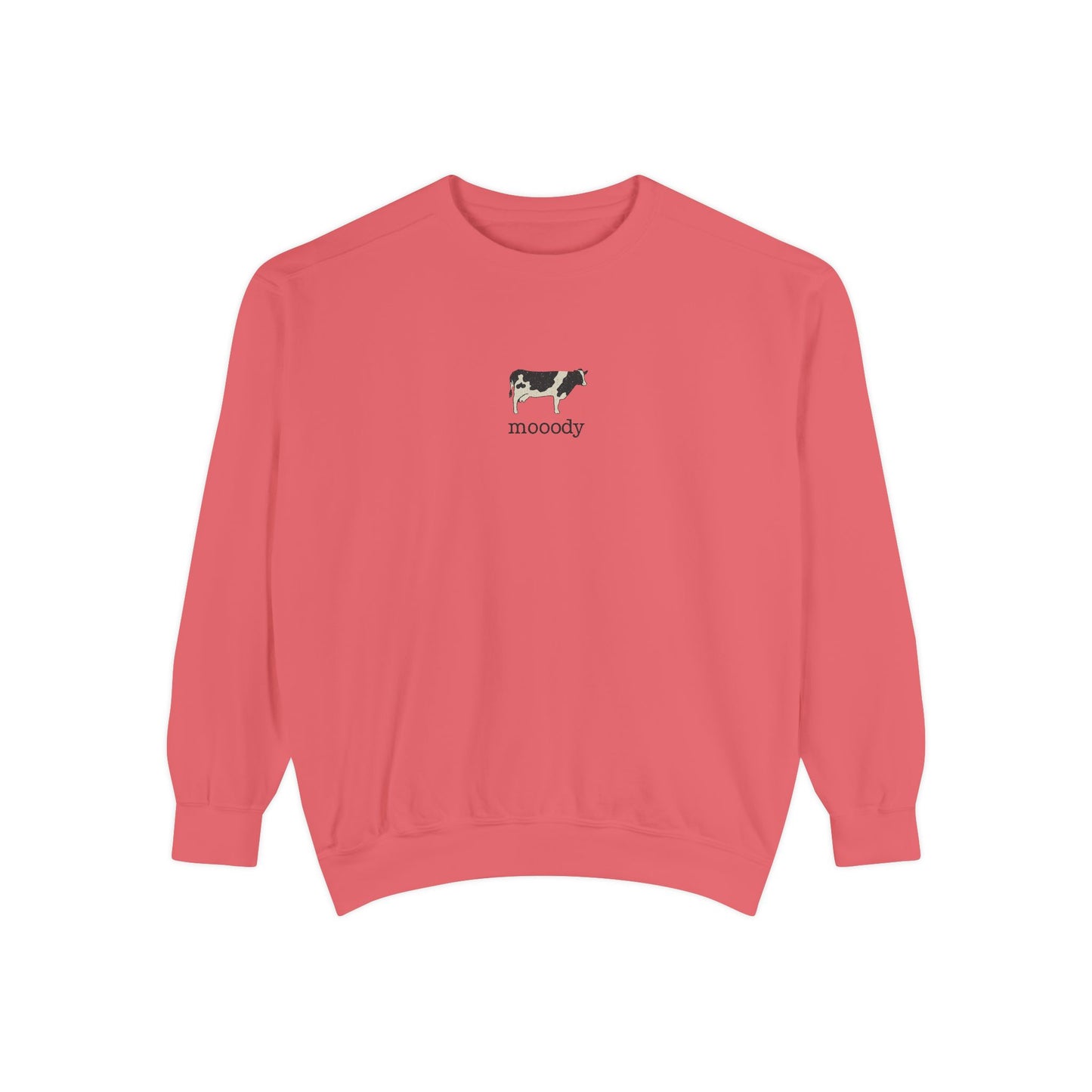 Mooody Cow Graphic Sweatshirt – Comfort Colors 1566
