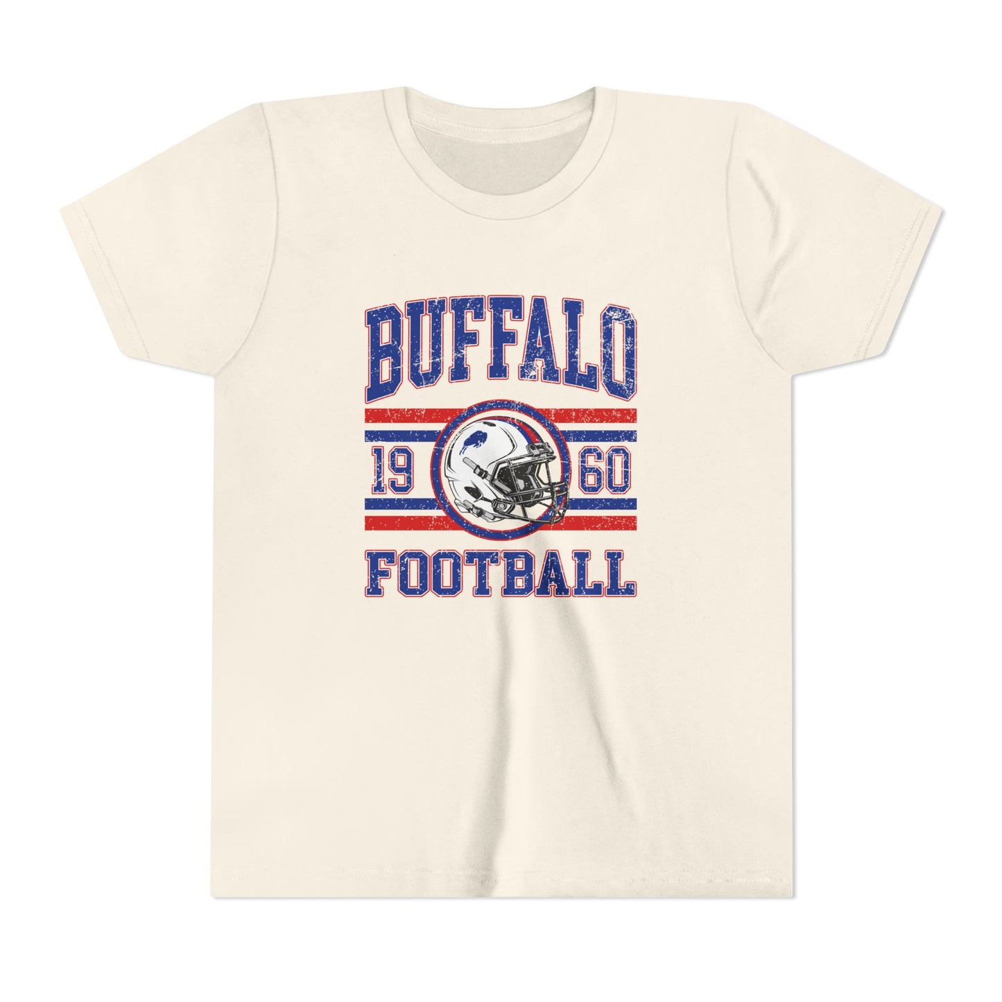 Buffalo Football Youth T-Shirt – 1960 Vintage Stripe Design