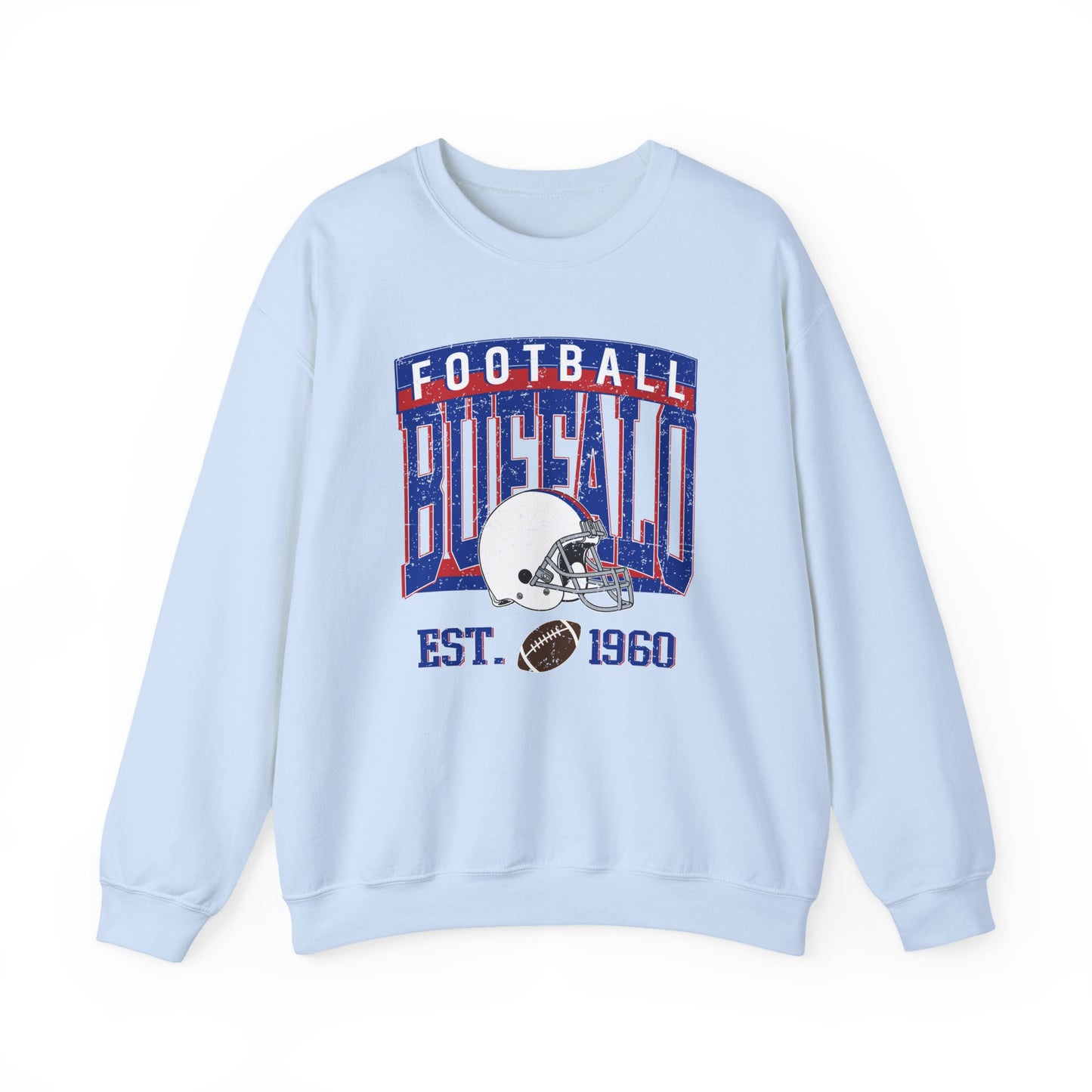 Buffalo Football EST. 1960 Retro Crewneck