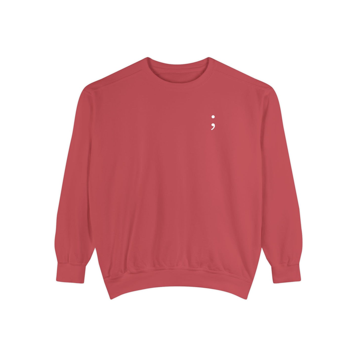 CONT;NUE Mental Health Crewneck – Comfort Colors 1566 (Front & Back)