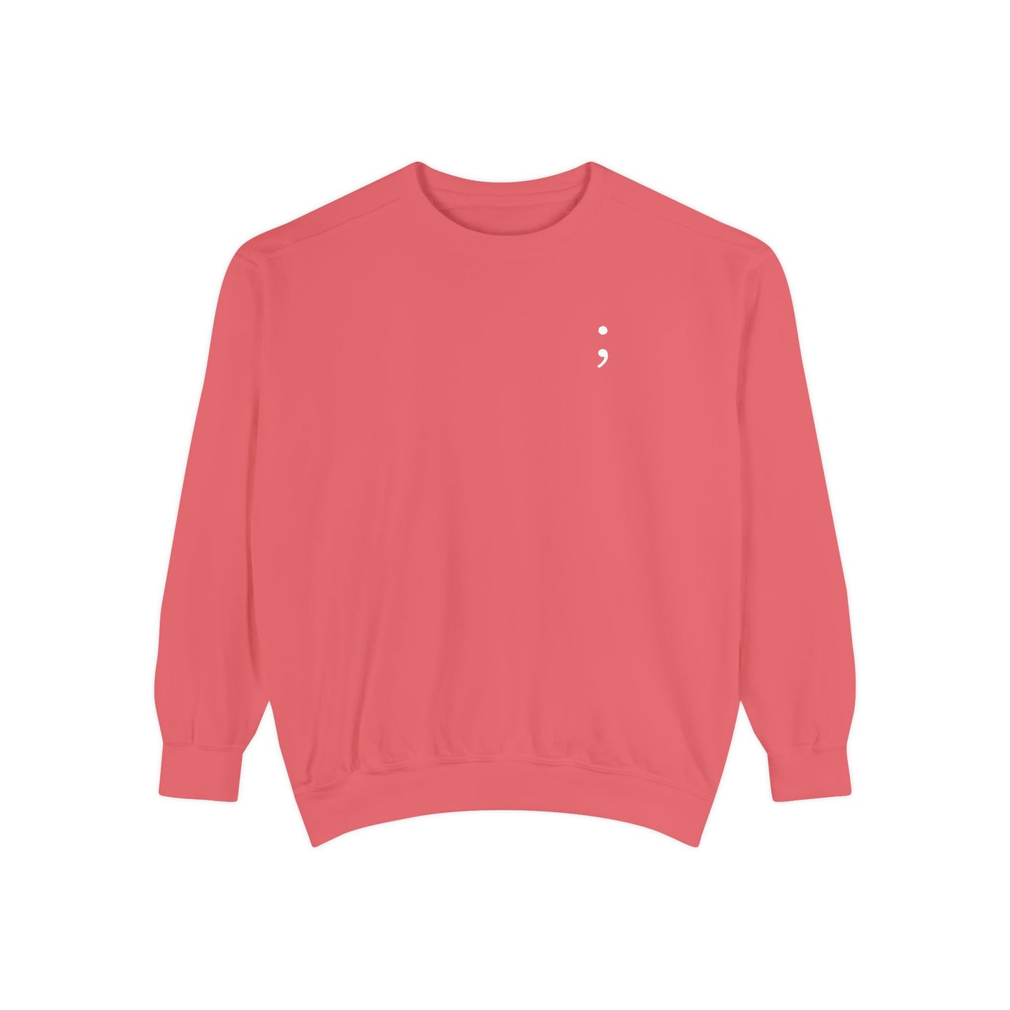 CONT;NUE Mental Health Crewneck – Comfort Colors 1566 (Front & Back)