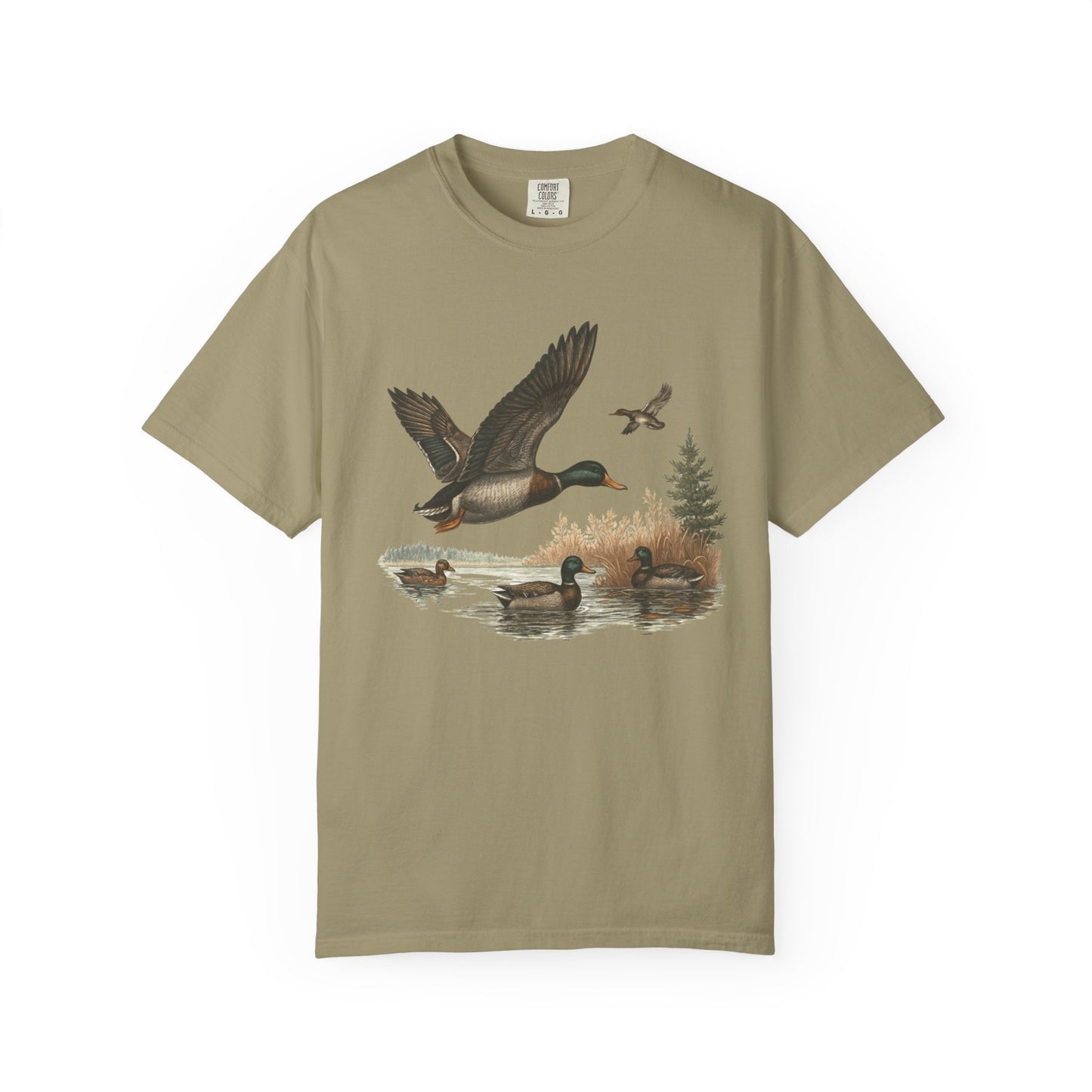 Vintage Duck Scene Outdoor Tee – Comfort Colors 1717