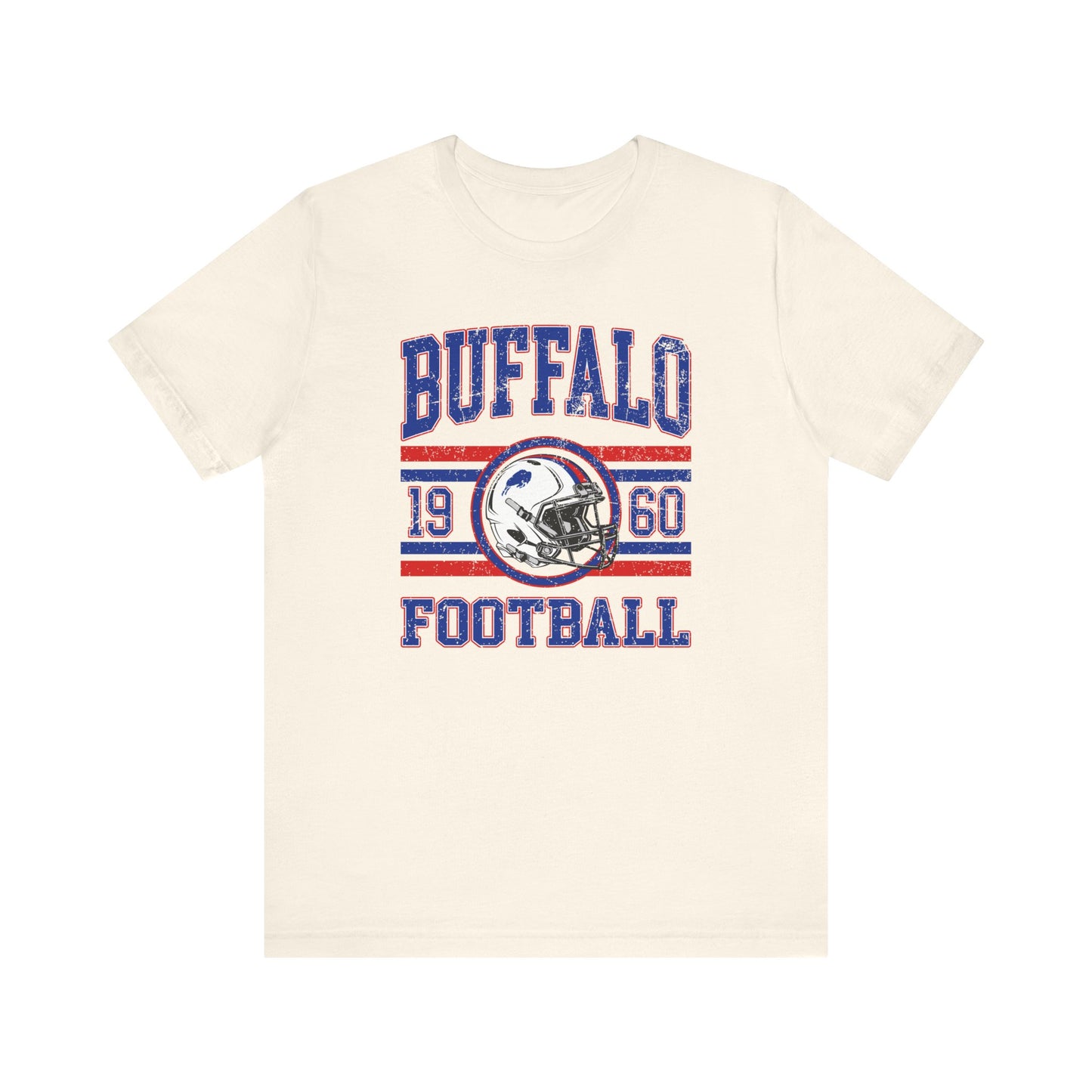 Buffalo Football T-Shirt – 1960 Vintage Stripe Design