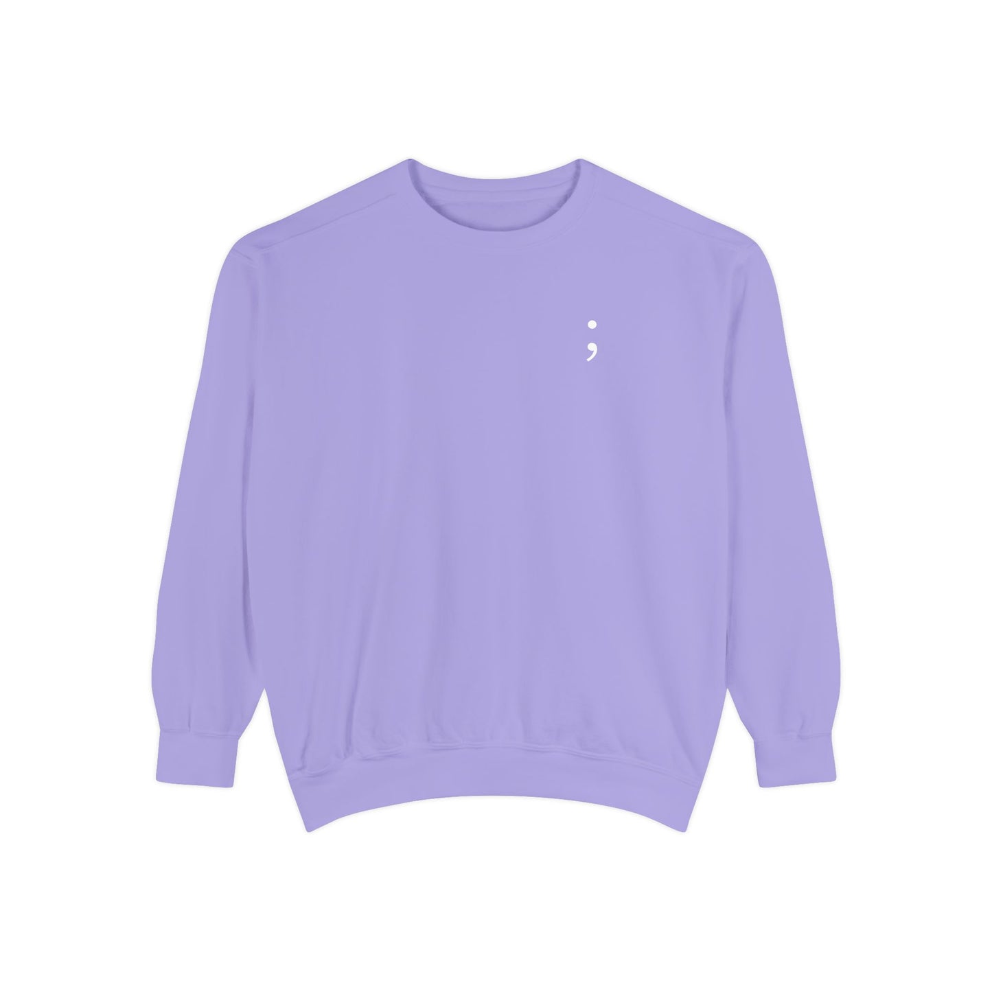 CONT;NUE Mental Health Crewneck – Comfort Colors 1566 (Front & Back)