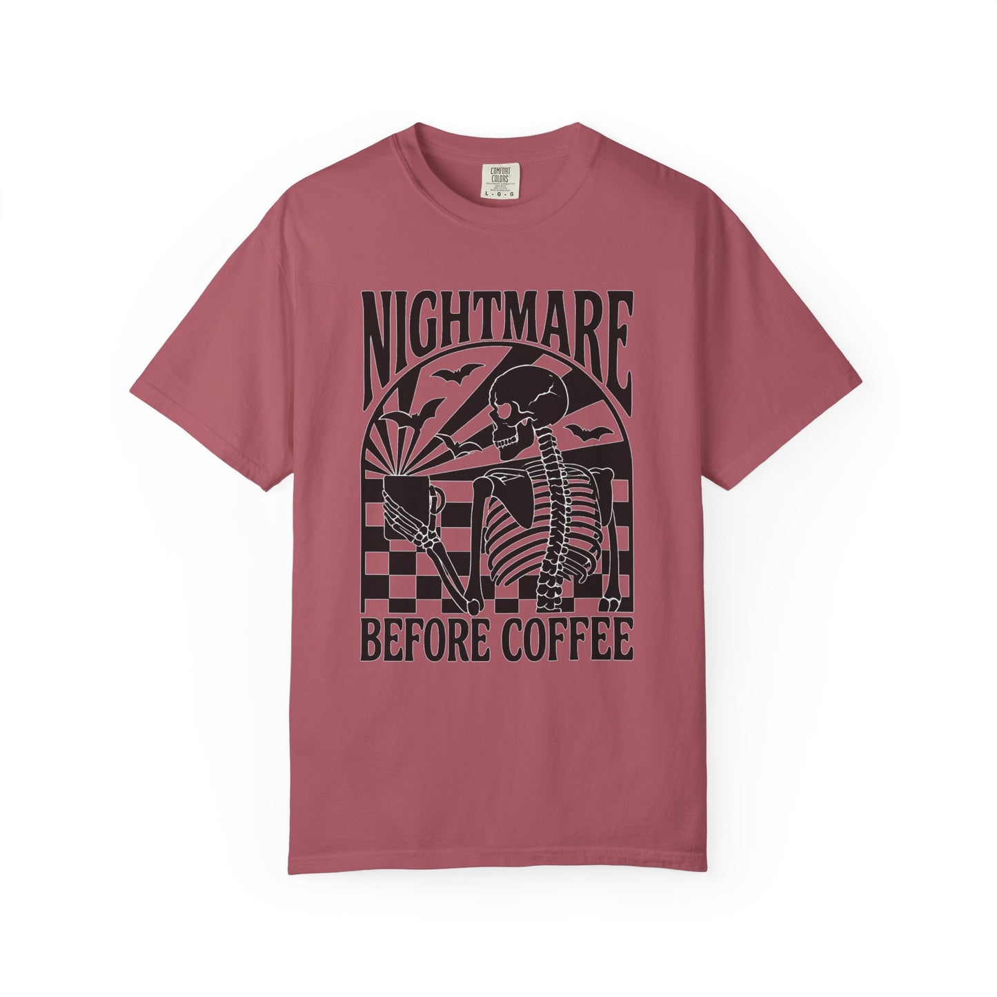 Nightmare Before Coffee T-Shirt – Comfort Colors 1717