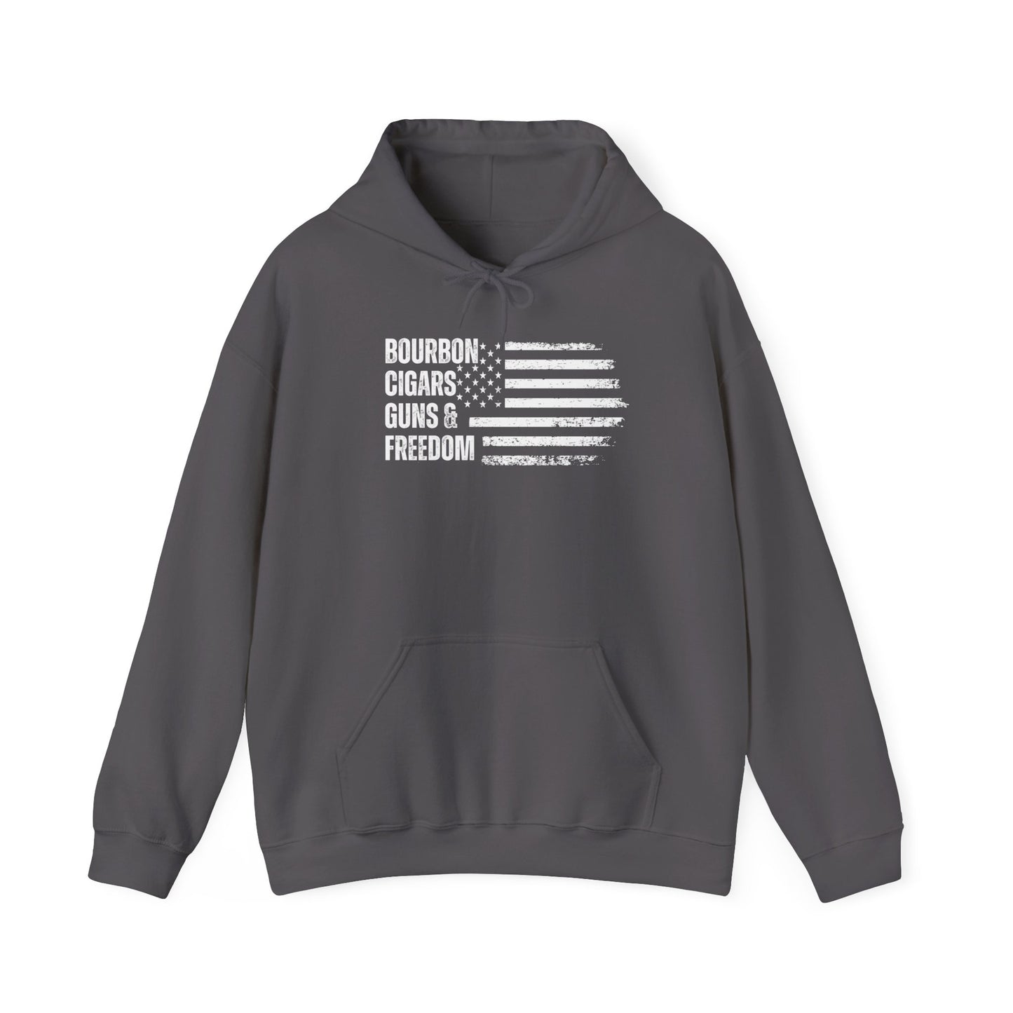 Bourbon. Cigars. Guns & Freedom. Hoodie
