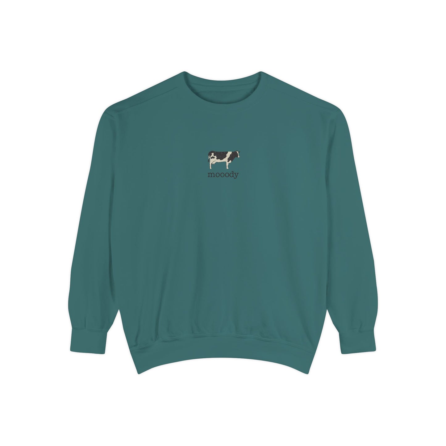 Mooody Cow Graphic Sweatshirt – Comfort Colors 1566