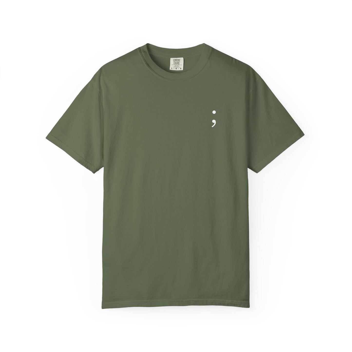CONT;NUE Mental Health Awareness T-Shirt - Comfort Colors 1717 (Front & Back)