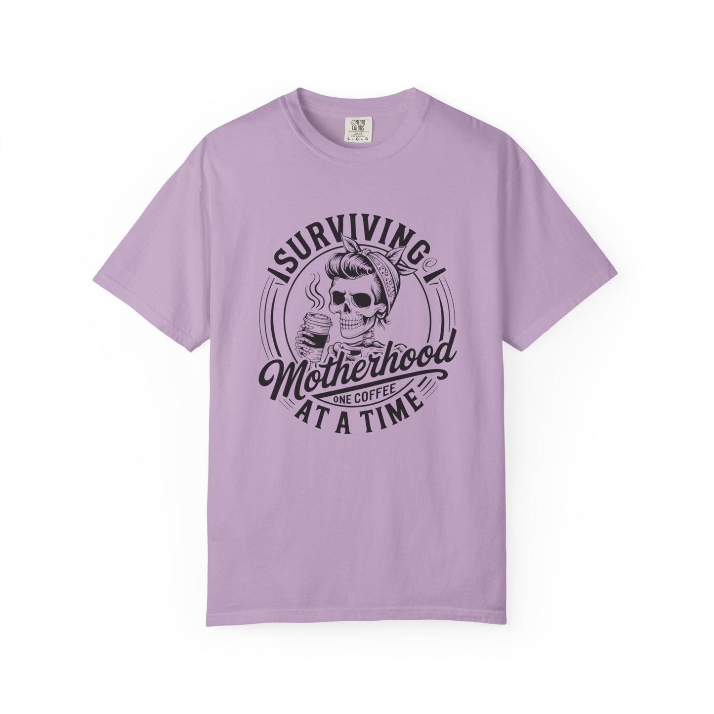 Surviving Motherhood Coffee T-Shirt – Comfort Colors 1717