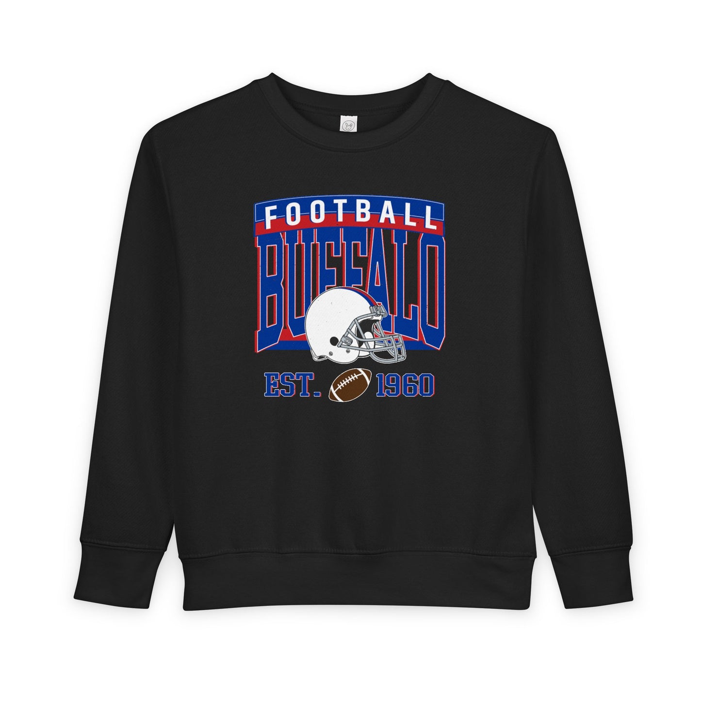 Buffalo Football Toddler Sweatshirt – EST. 1960 Vintage Design