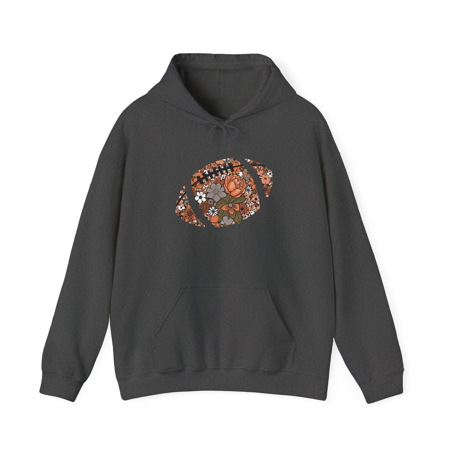 Floral Football Hoodie