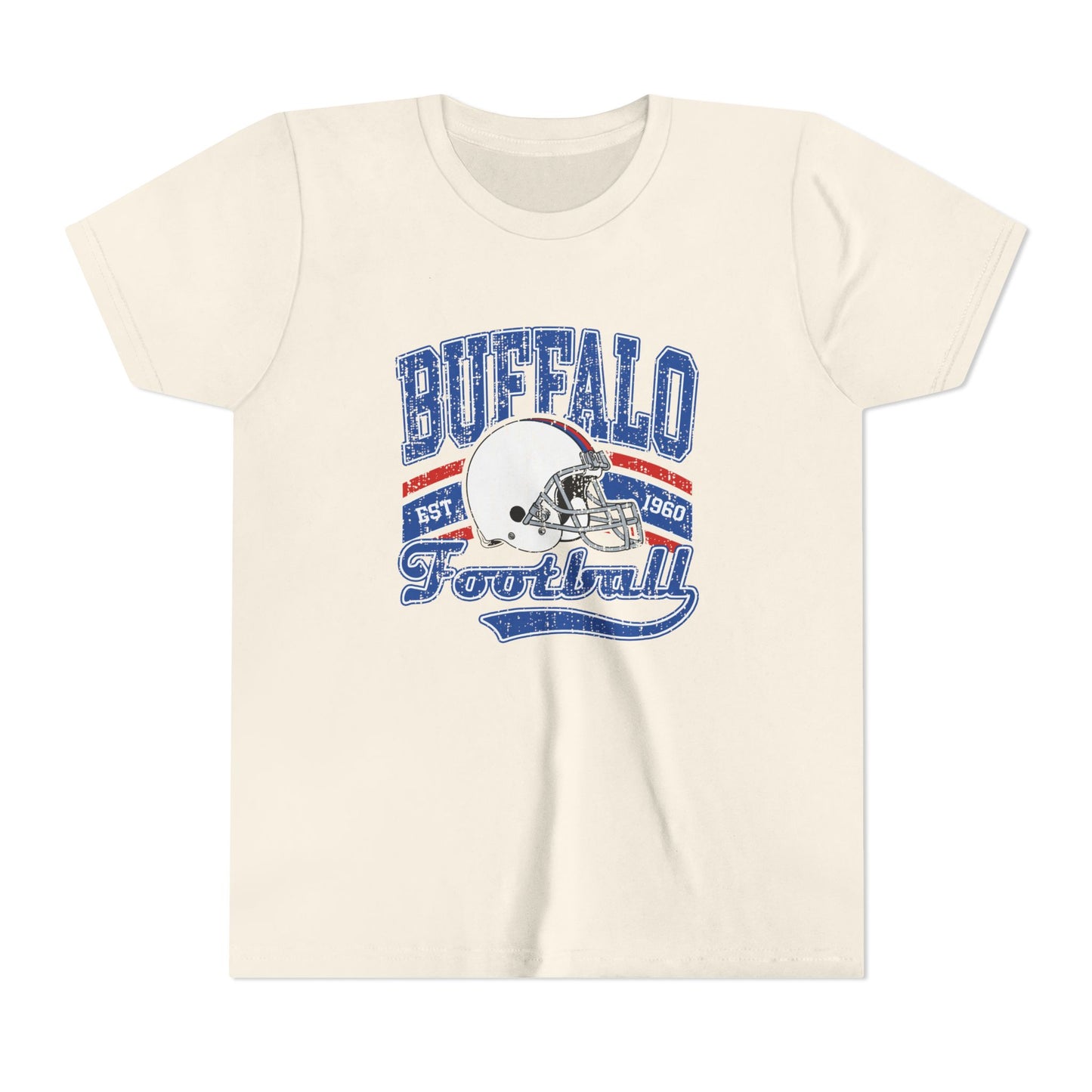 Buffalo Football Youth T-Shirt – Vintage Helmet Graphic