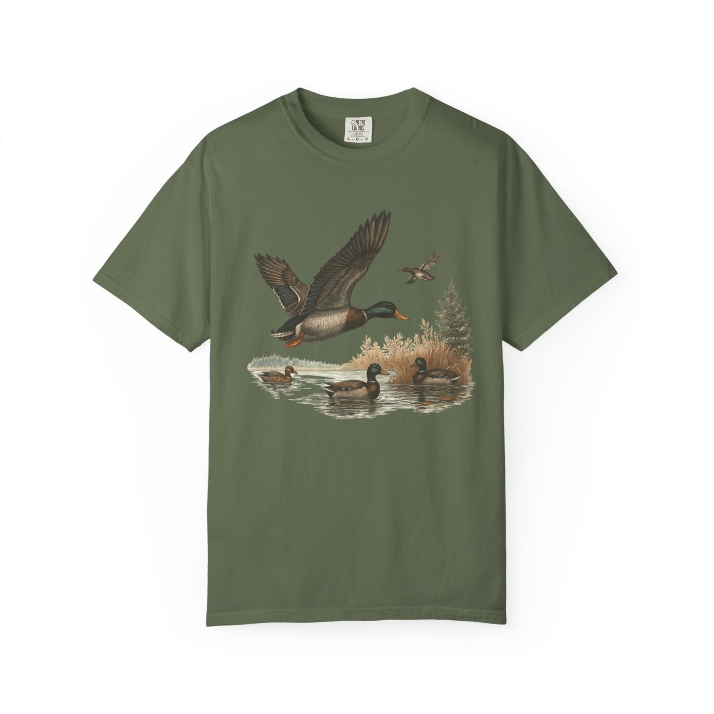 Vintage Duck Scene Outdoor Tee – Comfort Colors 1717