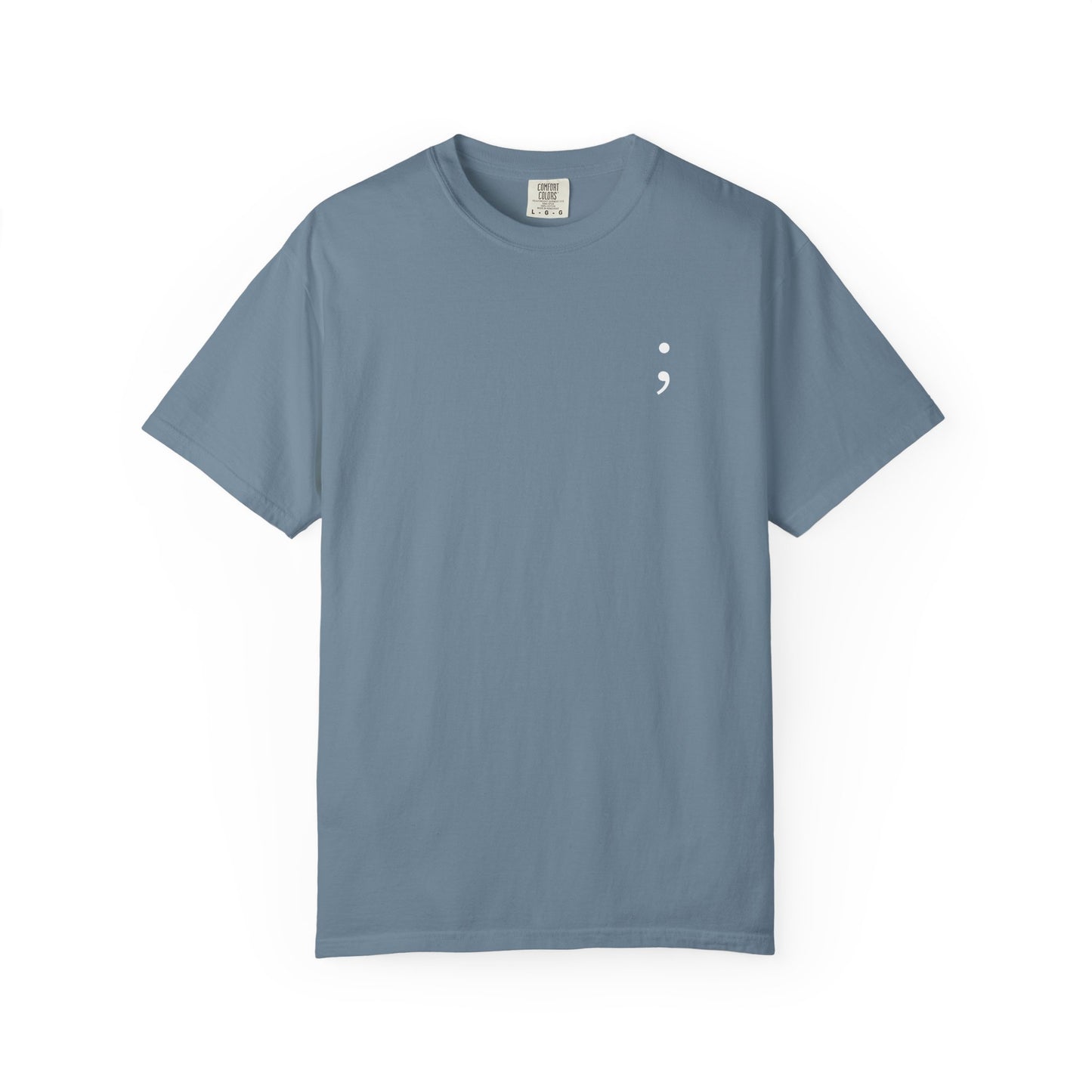 CONT;NUE Mental Health Awareness T-Shirt - Comfort Colors 1717 (Front & Back)