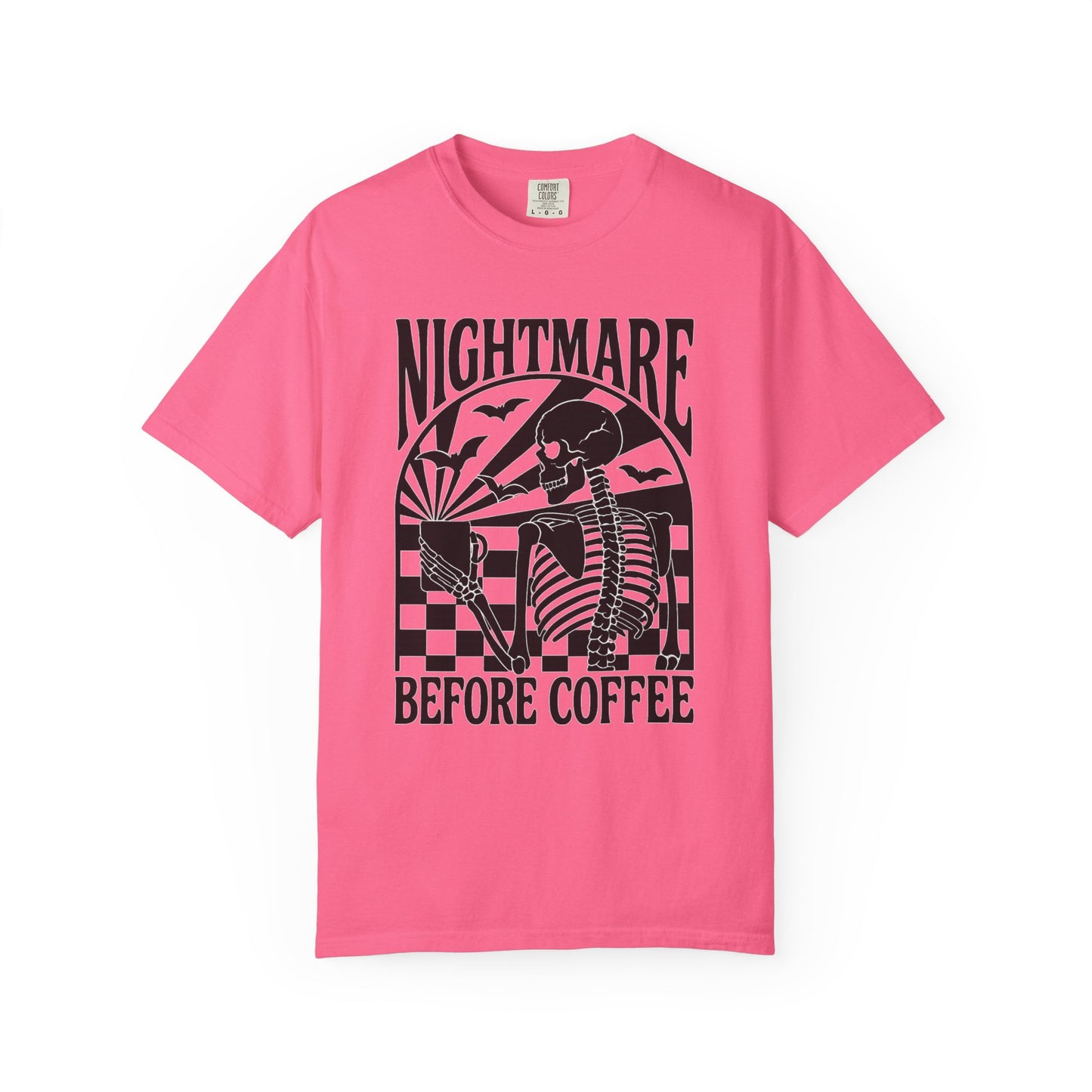 Nightmare Before Coffee T-Shirt – Comfort Colors 1717