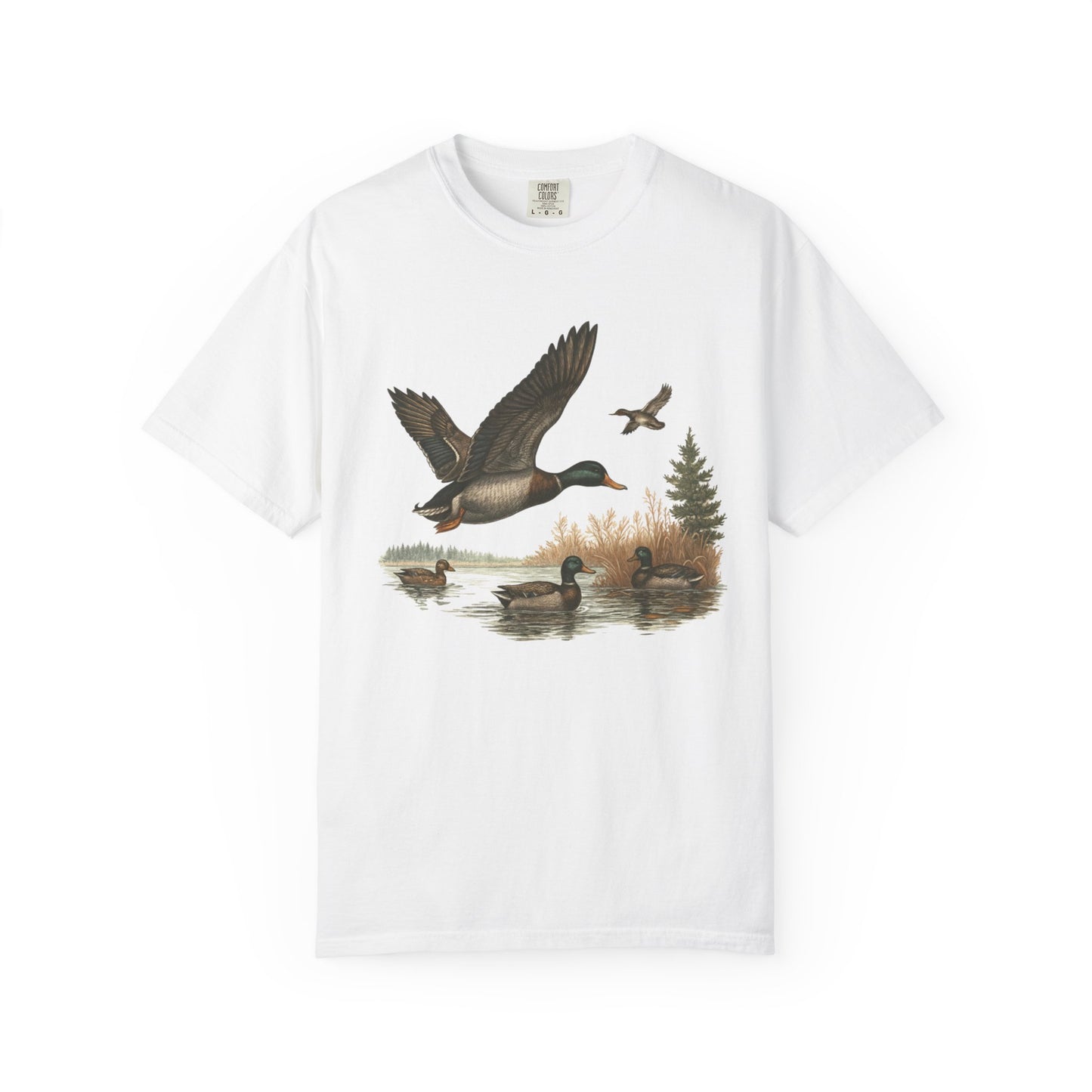 Vintage Duck Scene Outdoor Tee – Comfort Colors 1717