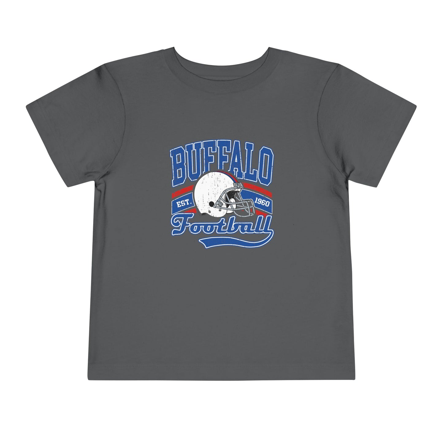 Buffalo Football Toddler T-Shirt – Vintage Helmet Graphic