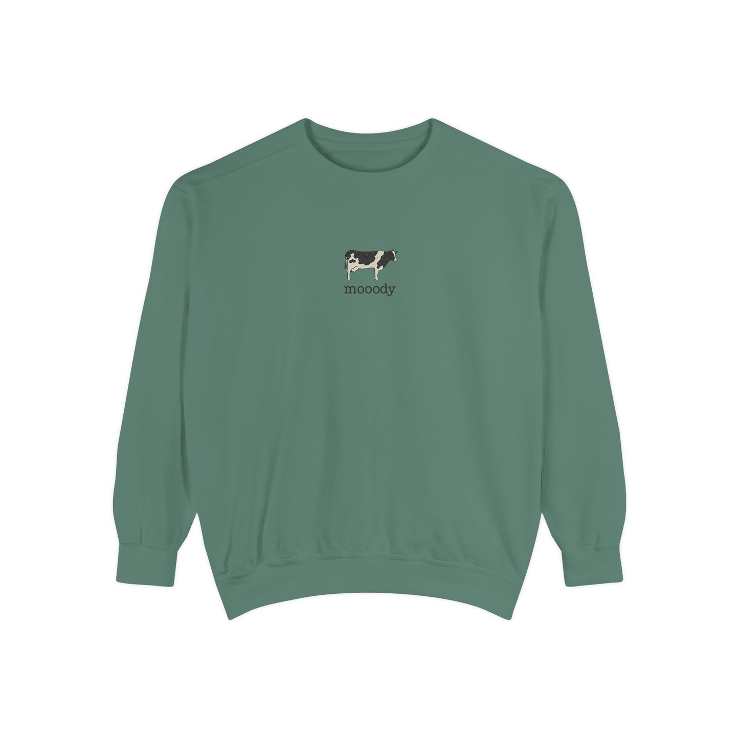 Mooody Cow Graphic Sweatshirt – Comfort Colors 1566
