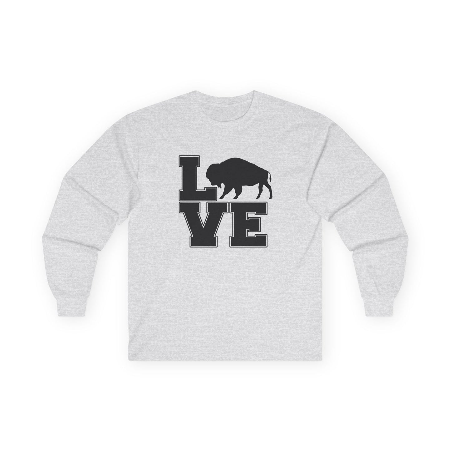 Buffalo Love Long Sleeve T-Shirt – Gildan 2400 Tee