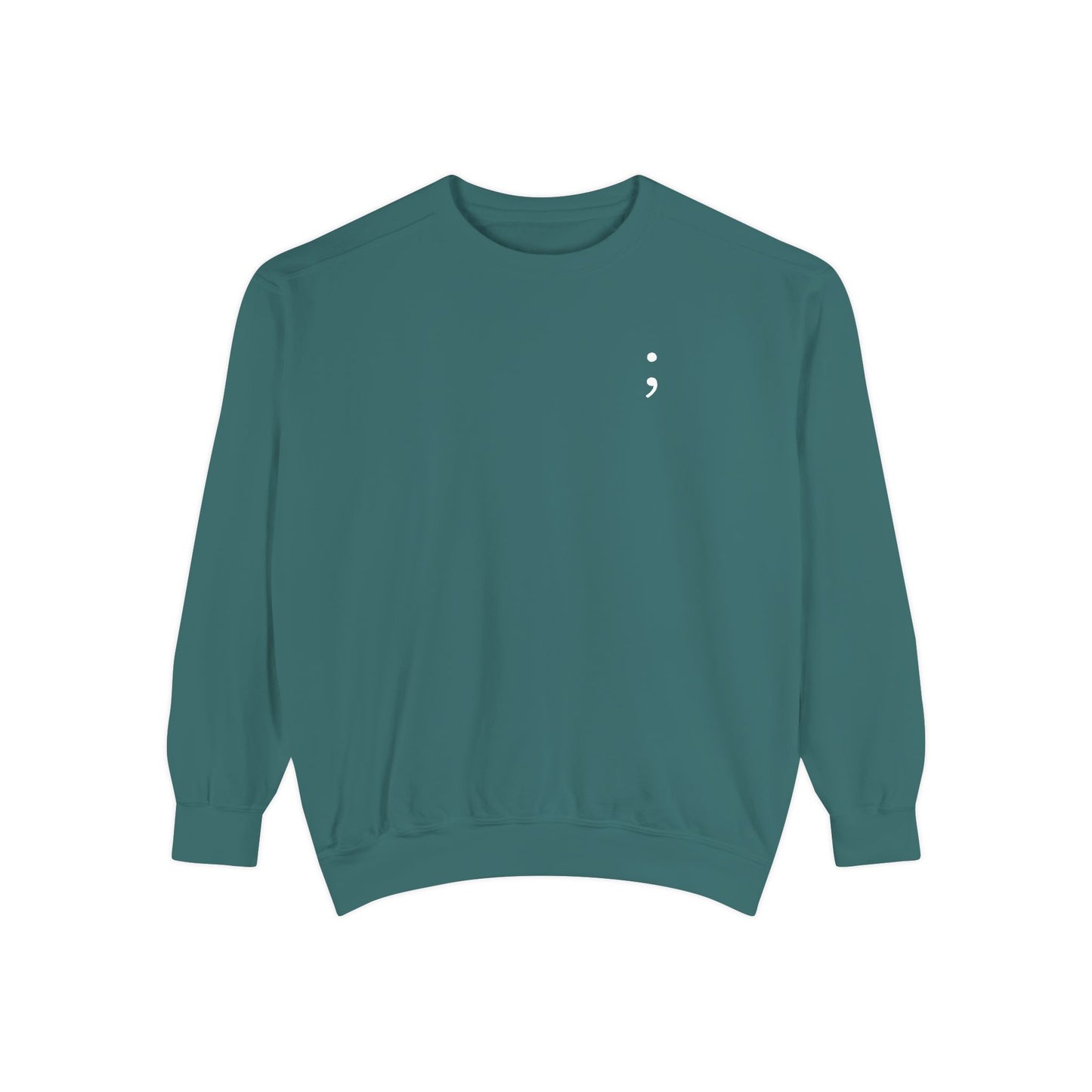 CONT;NUE Mental Health Crewneck – Comfort Colors 1566 (Front & Back)