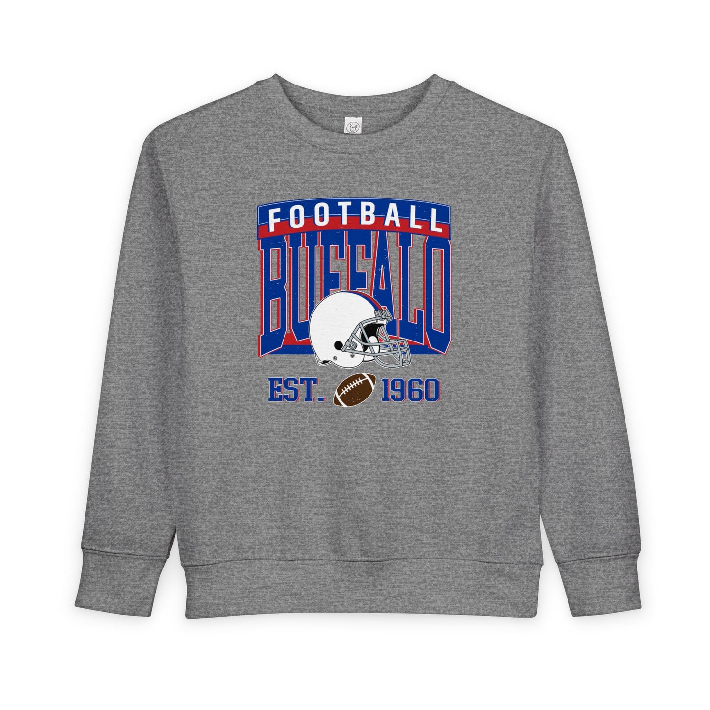 Buffalo Football Toddler Sweatshirt – EST. 1960 Vintage Design