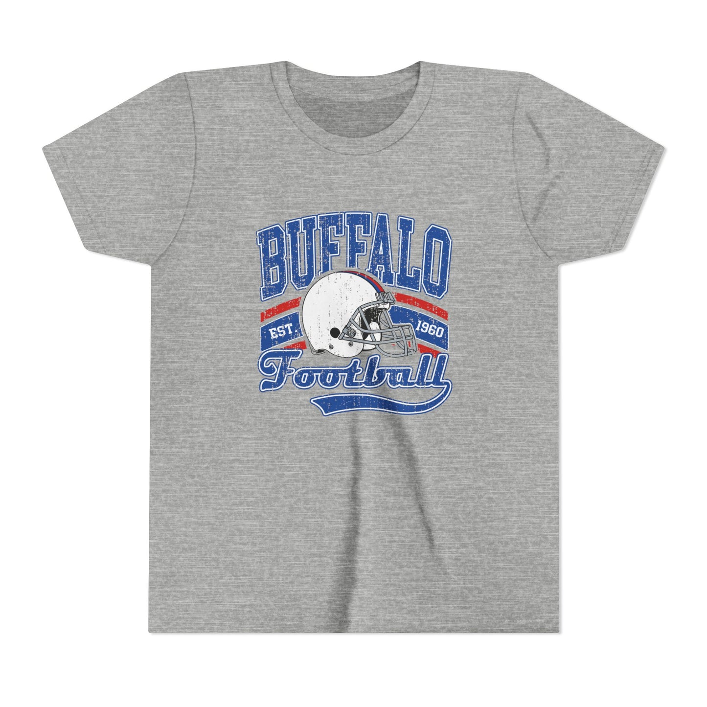 Buffalo Football Youth T-Shirt – Vintage Helmet Graphic