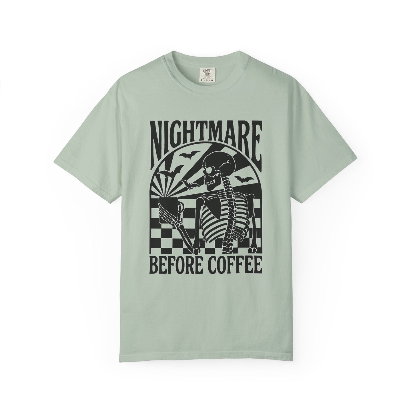Nightmare Before Coffee T-Shirt – Comfort Colors 1717