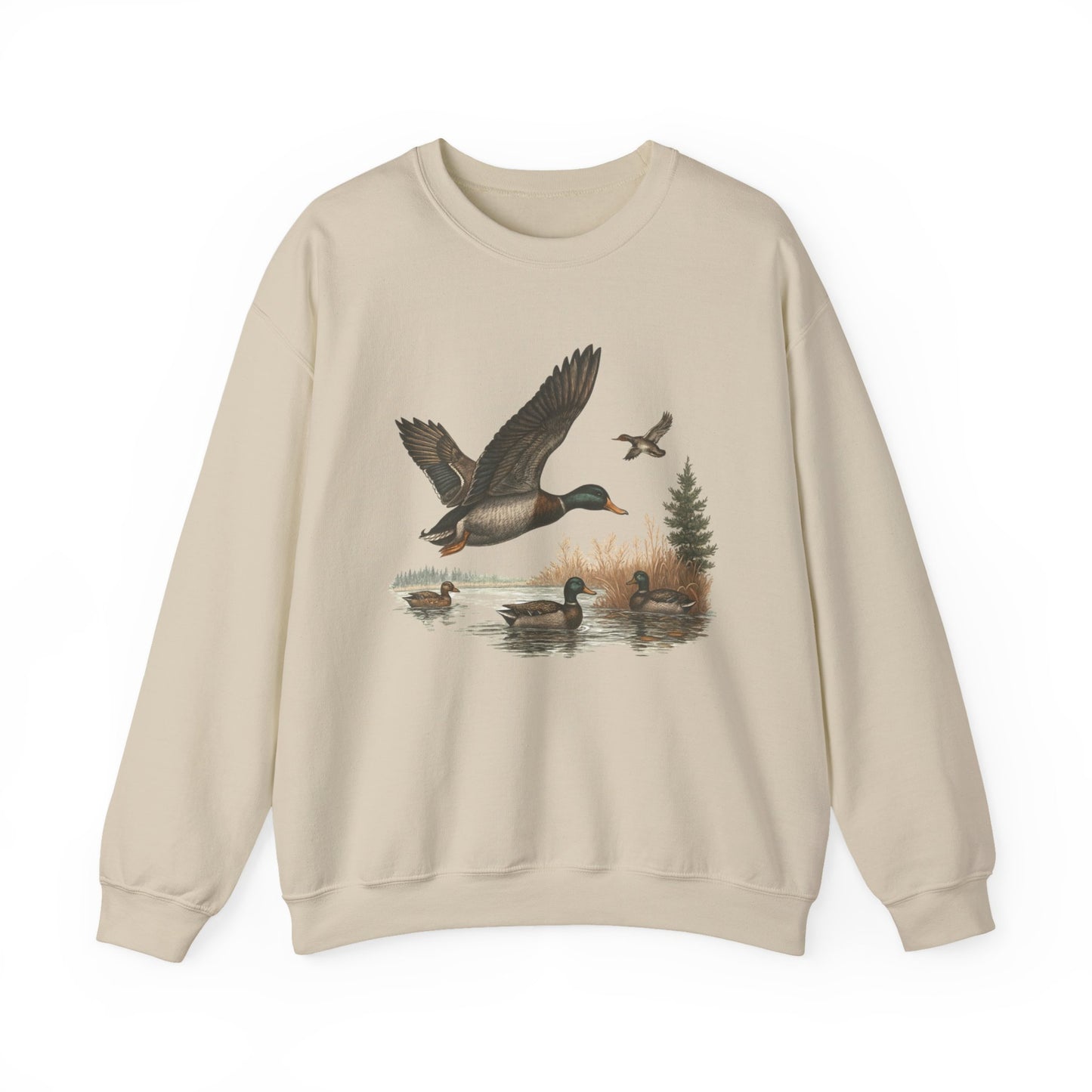 Mallard Duck Nature Sweatshirt – Gildan 18000