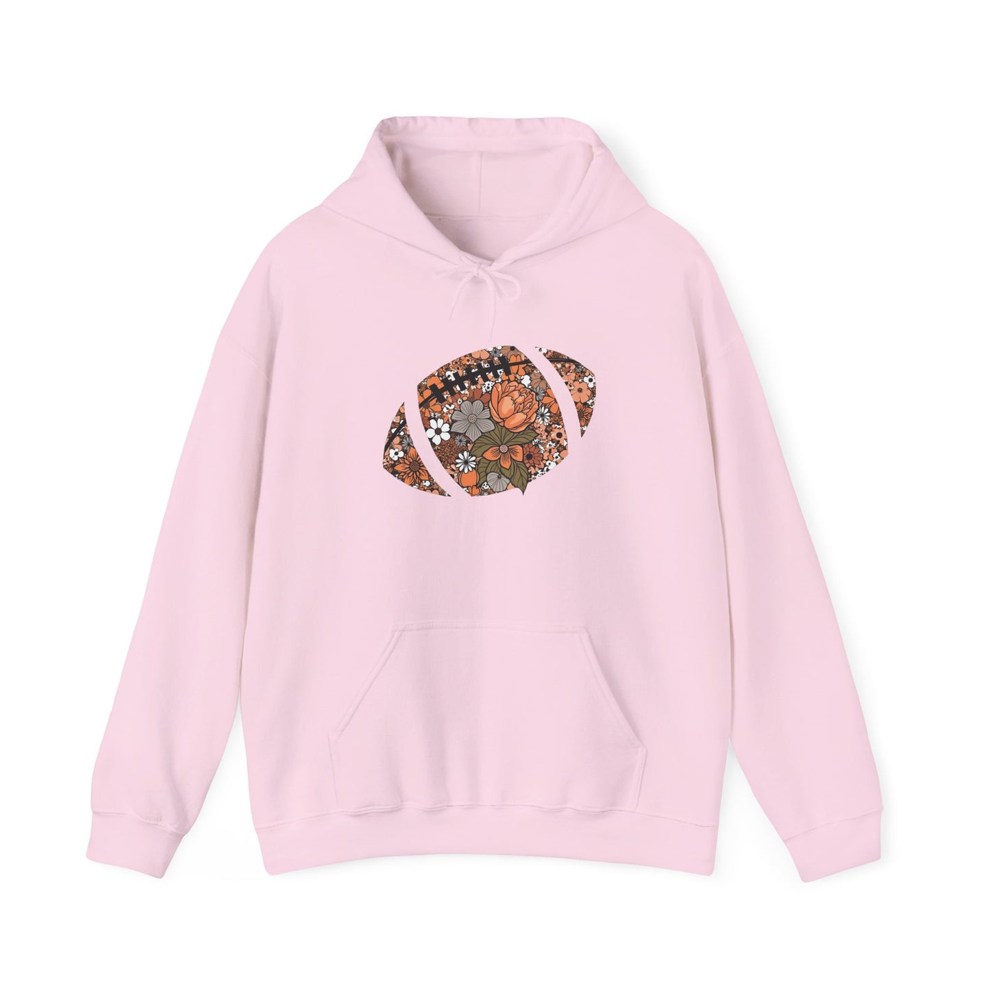 Floral Football Hoodie