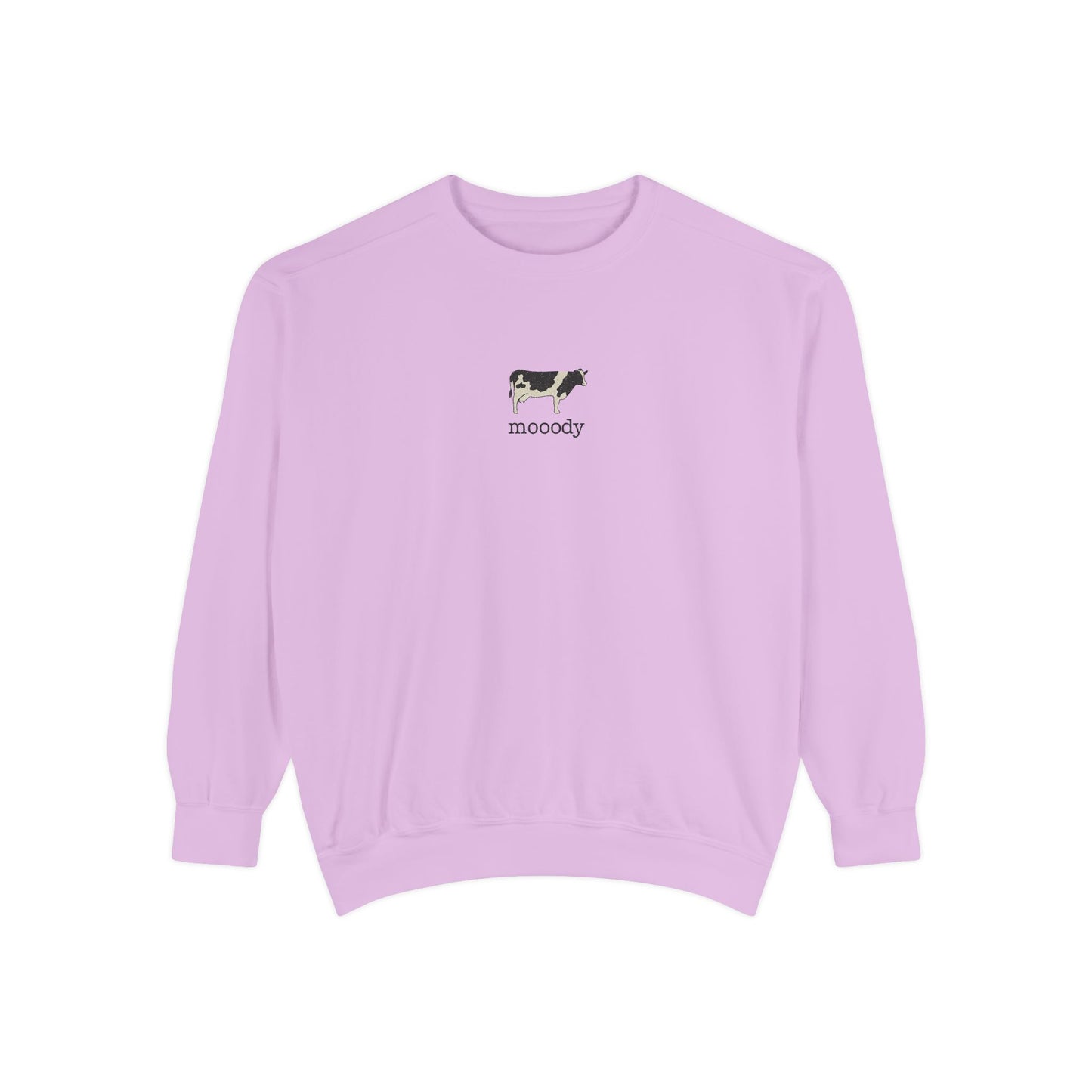 Mooody Cow Graphic Sweatshirt – Comfort Colors 1566